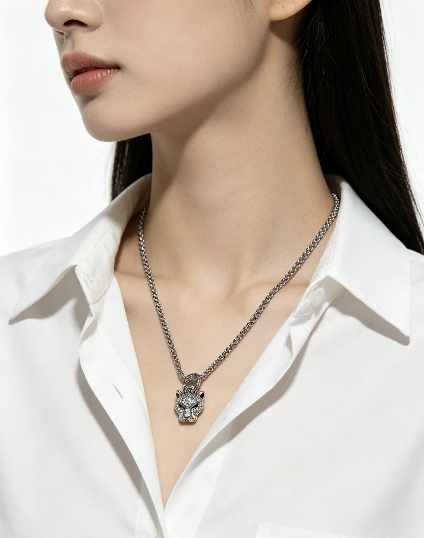 Cartier Panthere Diamond Necklace