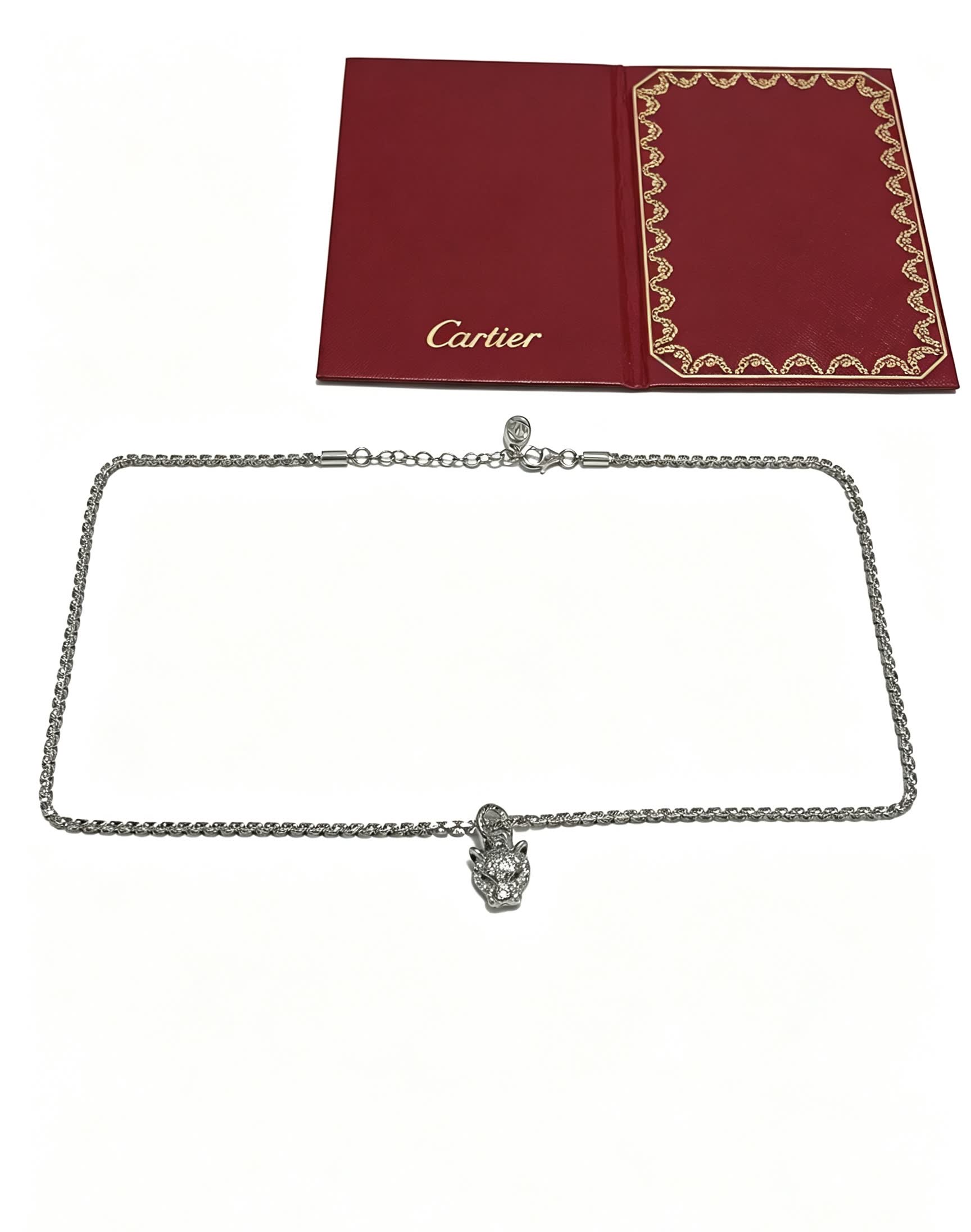 Cartier Panthere Diamond Necklace