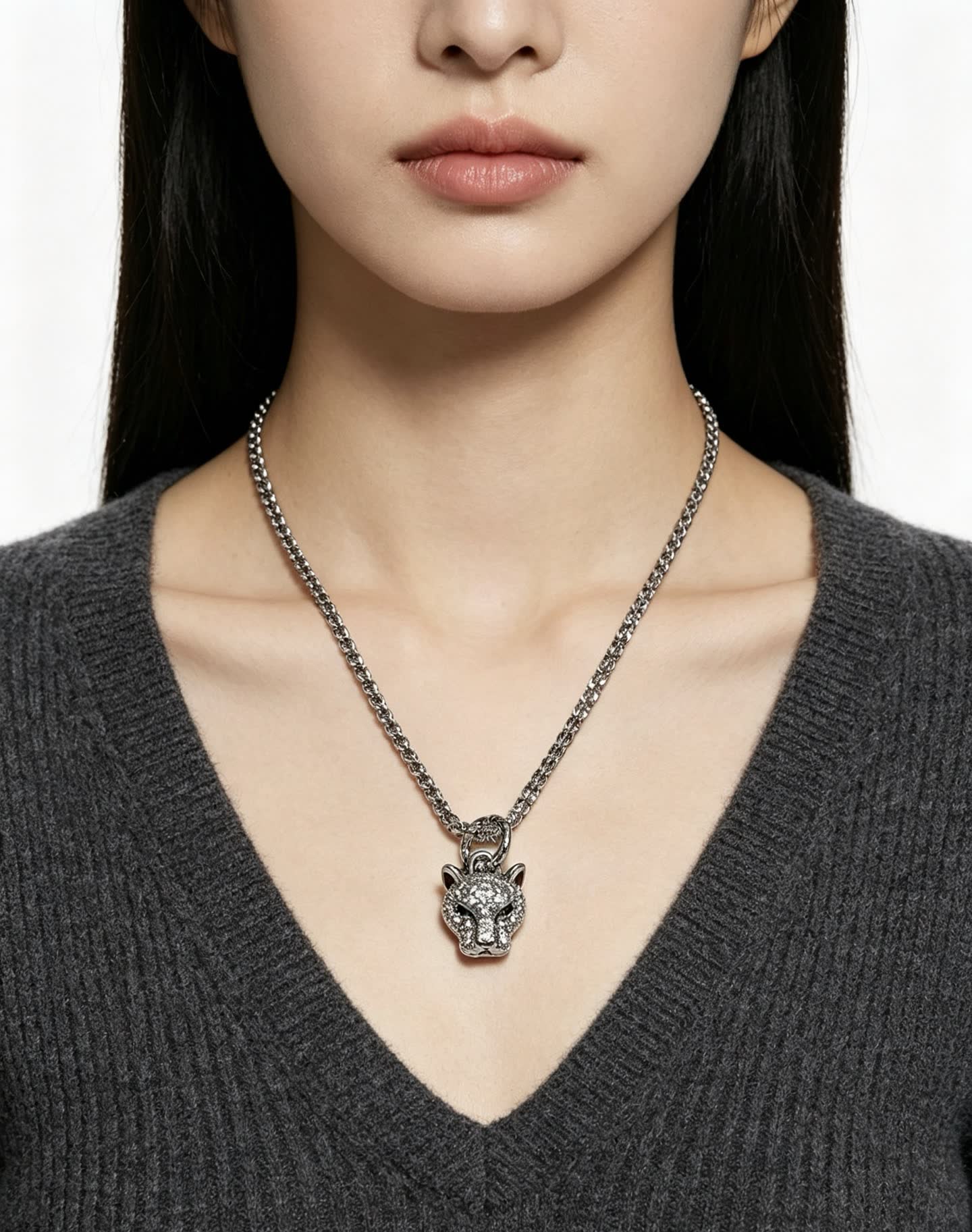 Cartier Panthere Diamond Necklace
