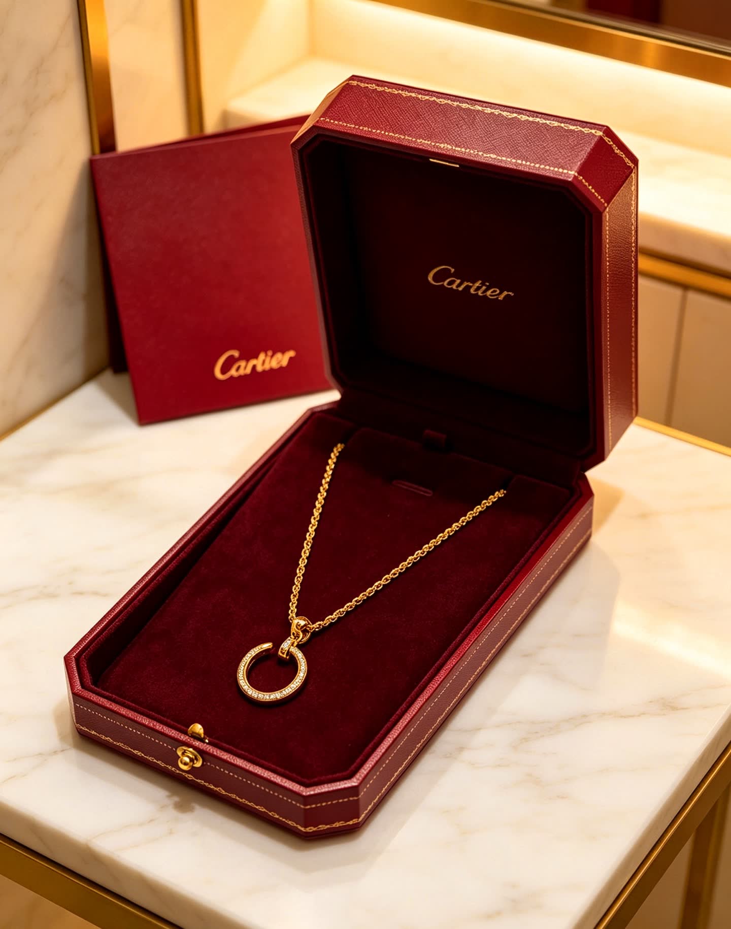 Cartier Love Circle Pendant Necklace