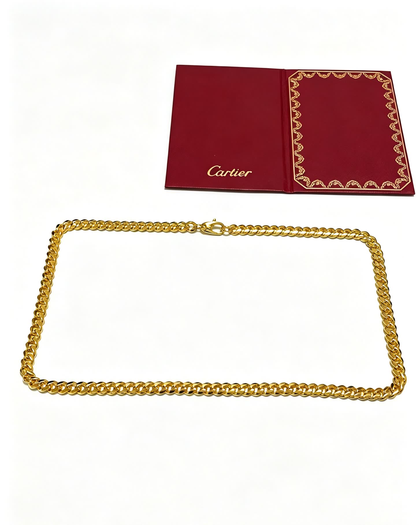 Cartier Gold Chain Necklace