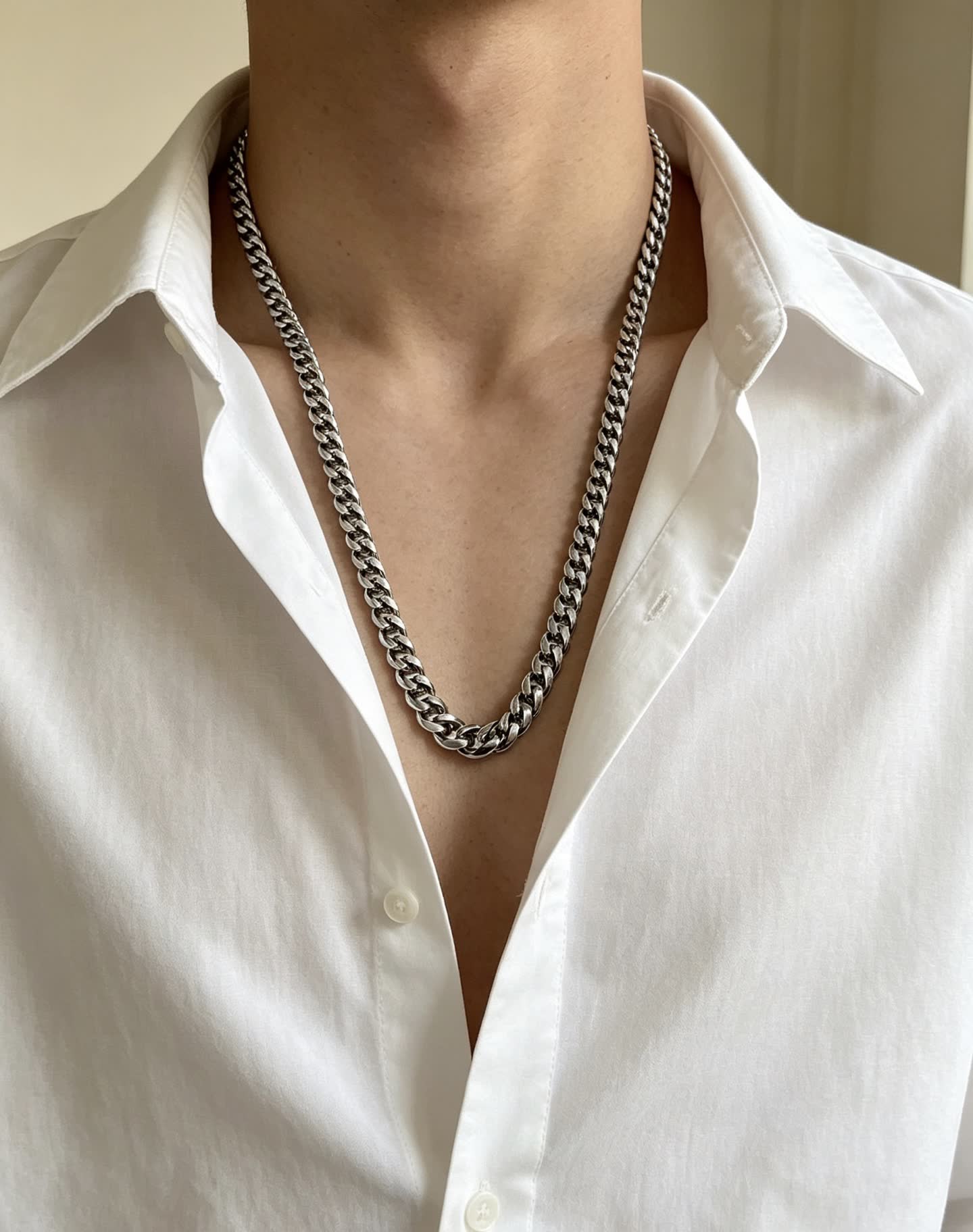 Cartier Silver Chain Necklace