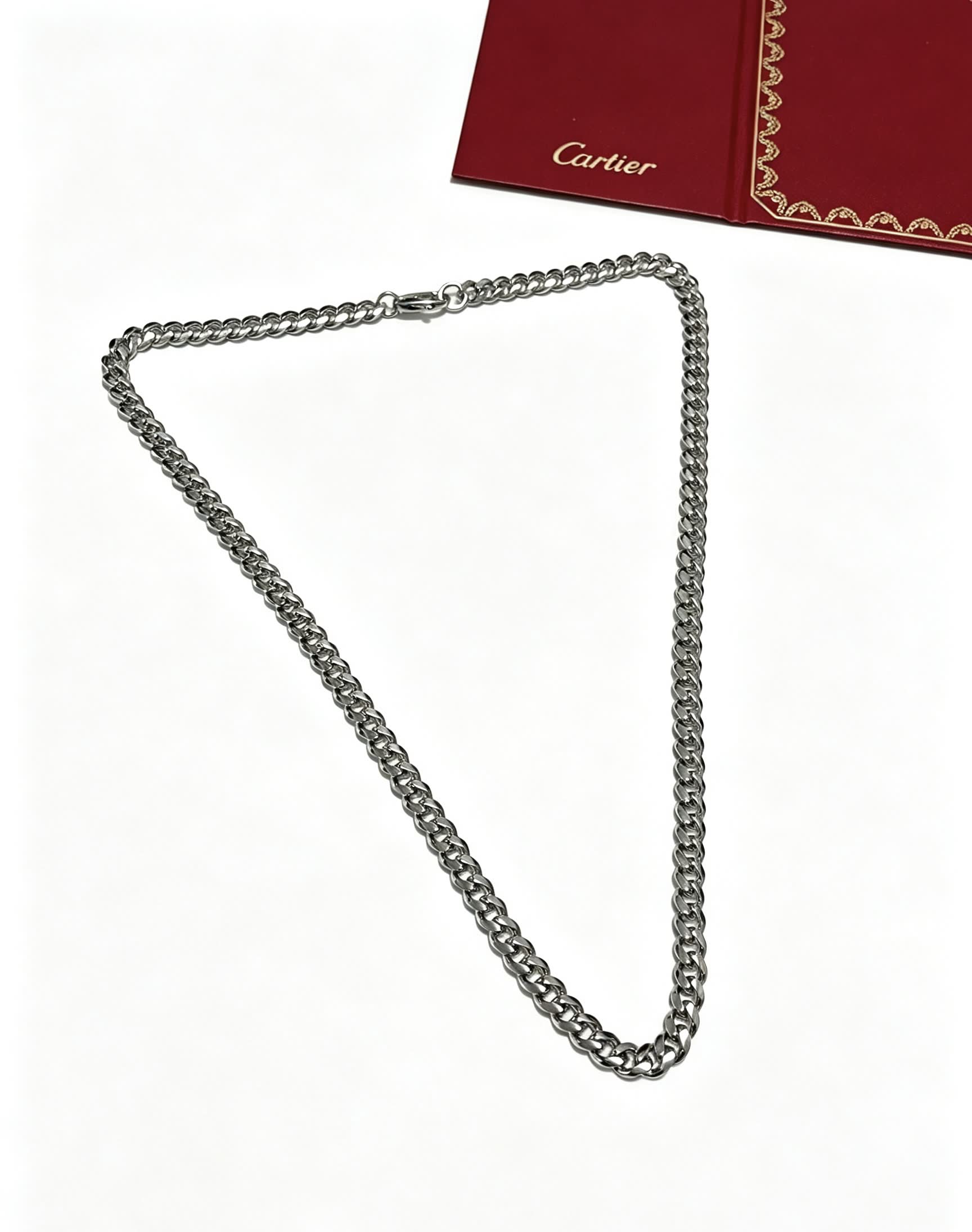 Cartier Silver Chain Necklace