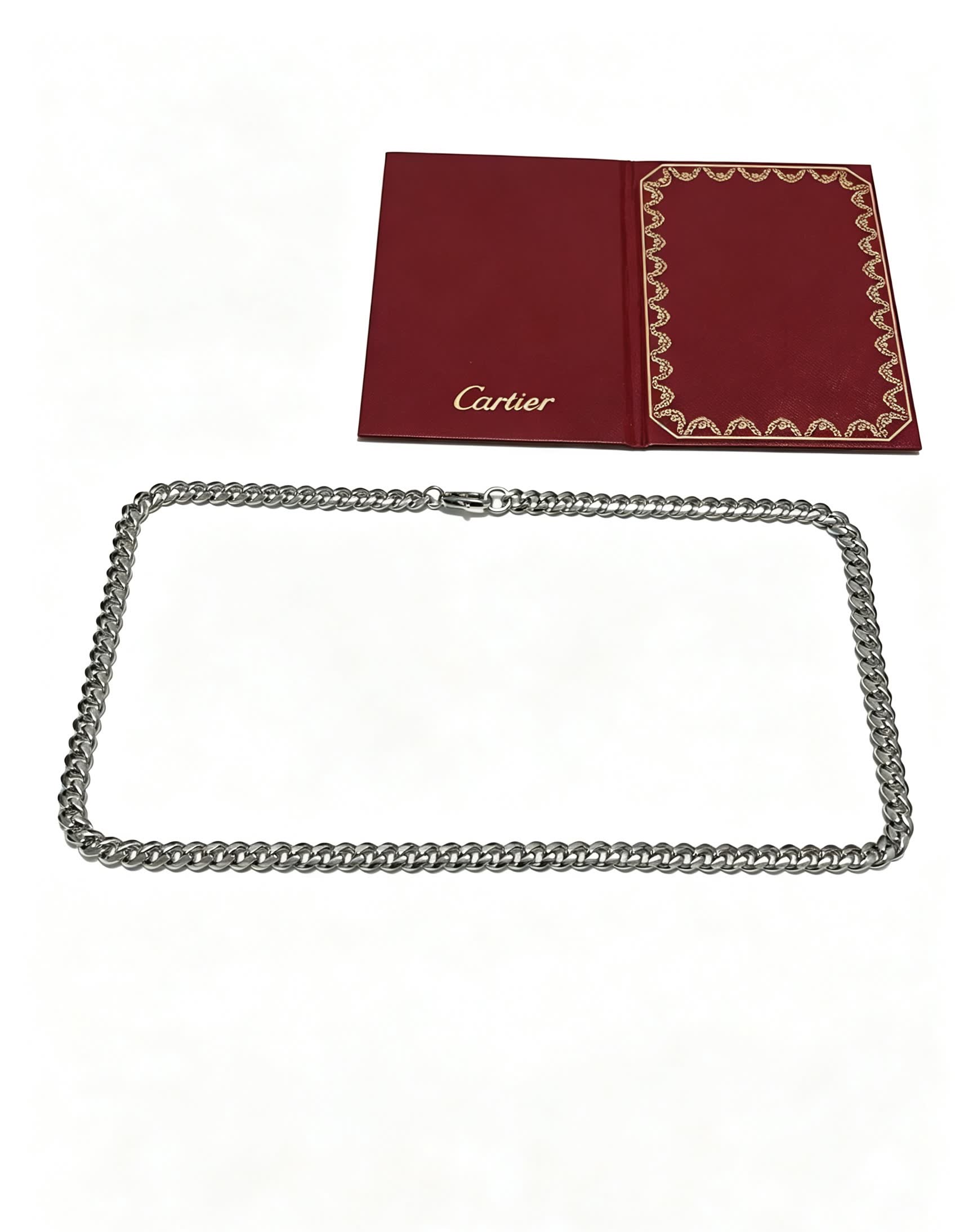 Cartier Silver Chain Necklace