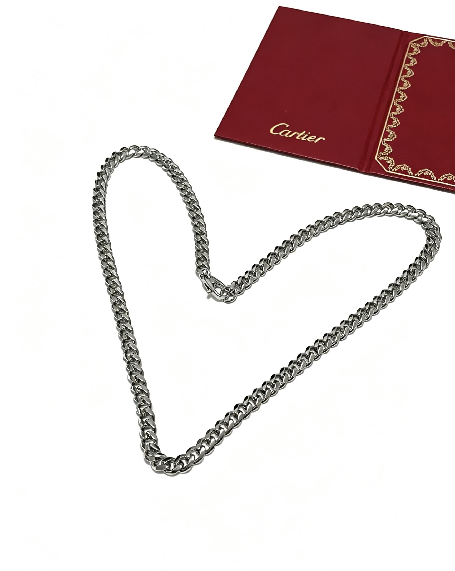 Cartier Silver Chain Necklace