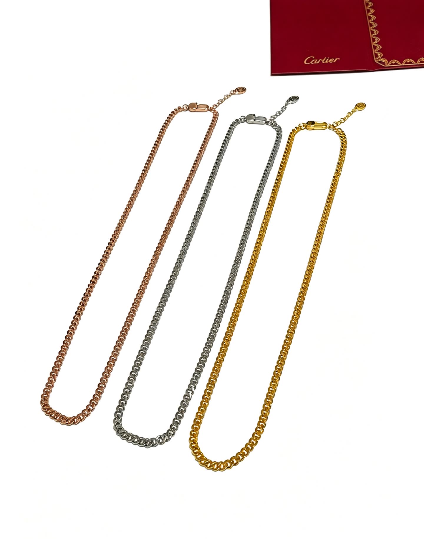 Cartier Silver Chain Necklace