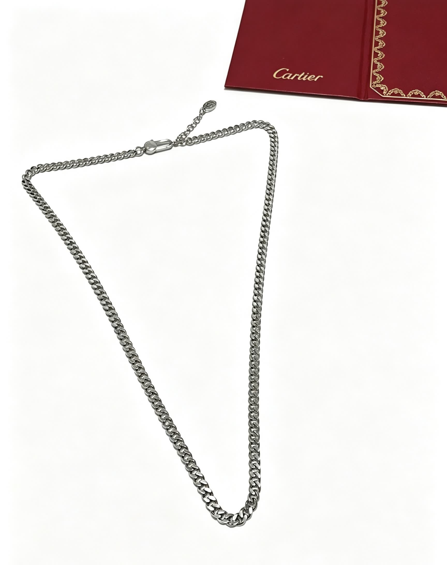 Cartier Silver Chain Necklace