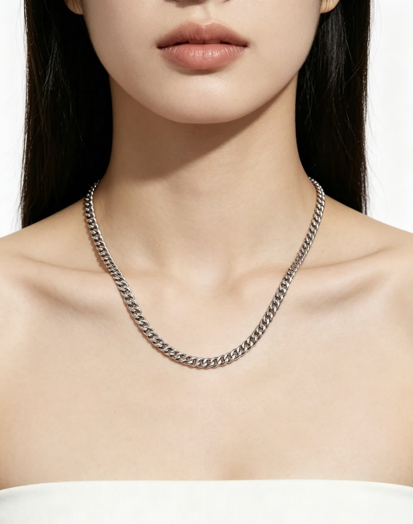 Cartier Silver Chain Necklace