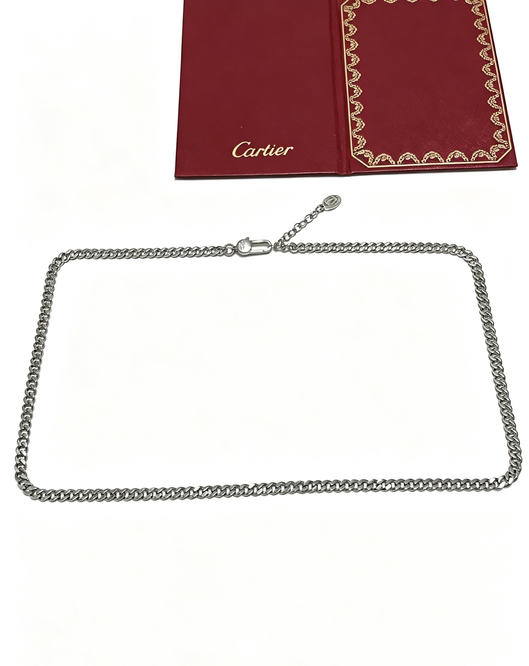 Cartier Silver Chain Necklace