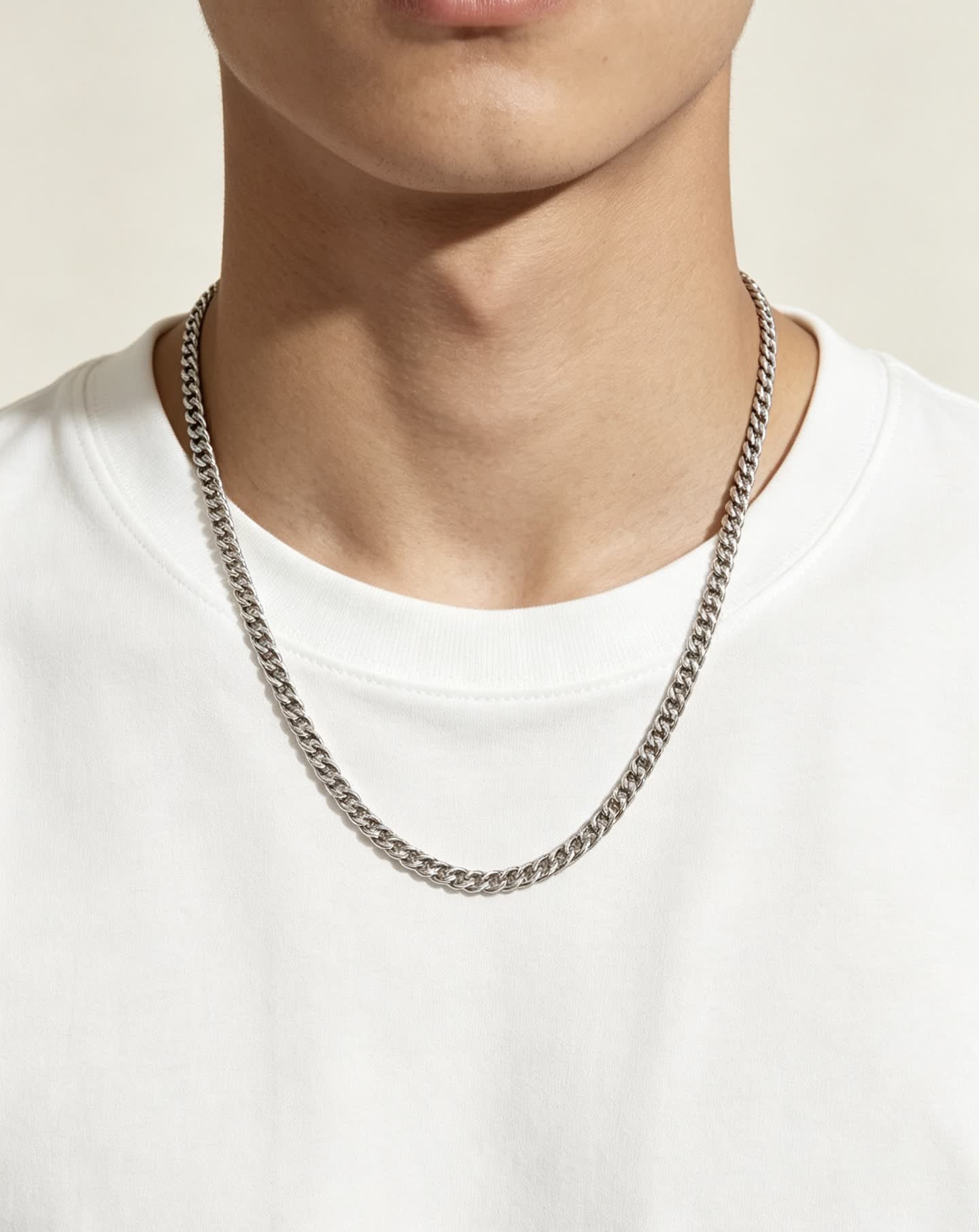 Cartier Silver Chain Necklace