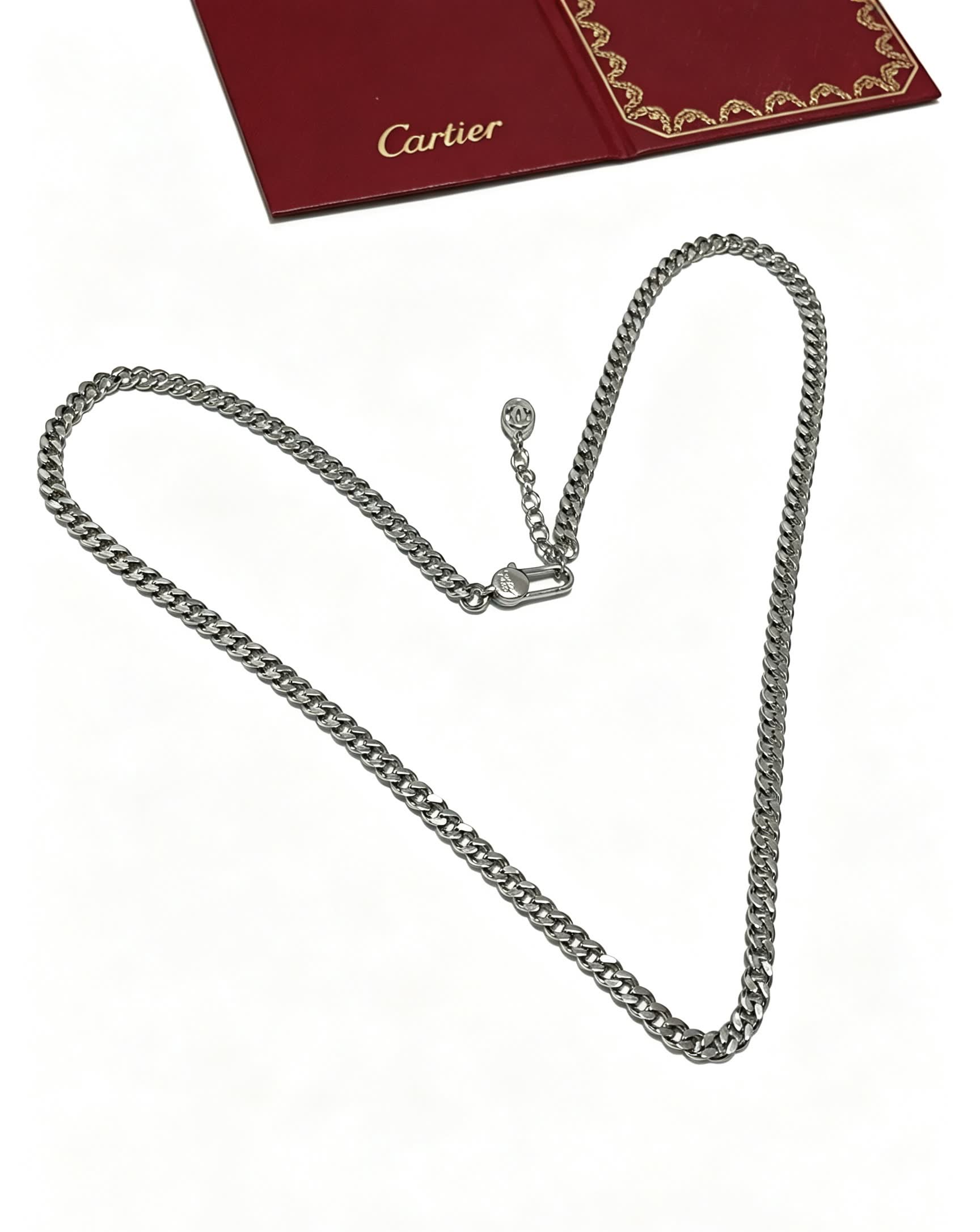 Cartier Silver Chain Necklace