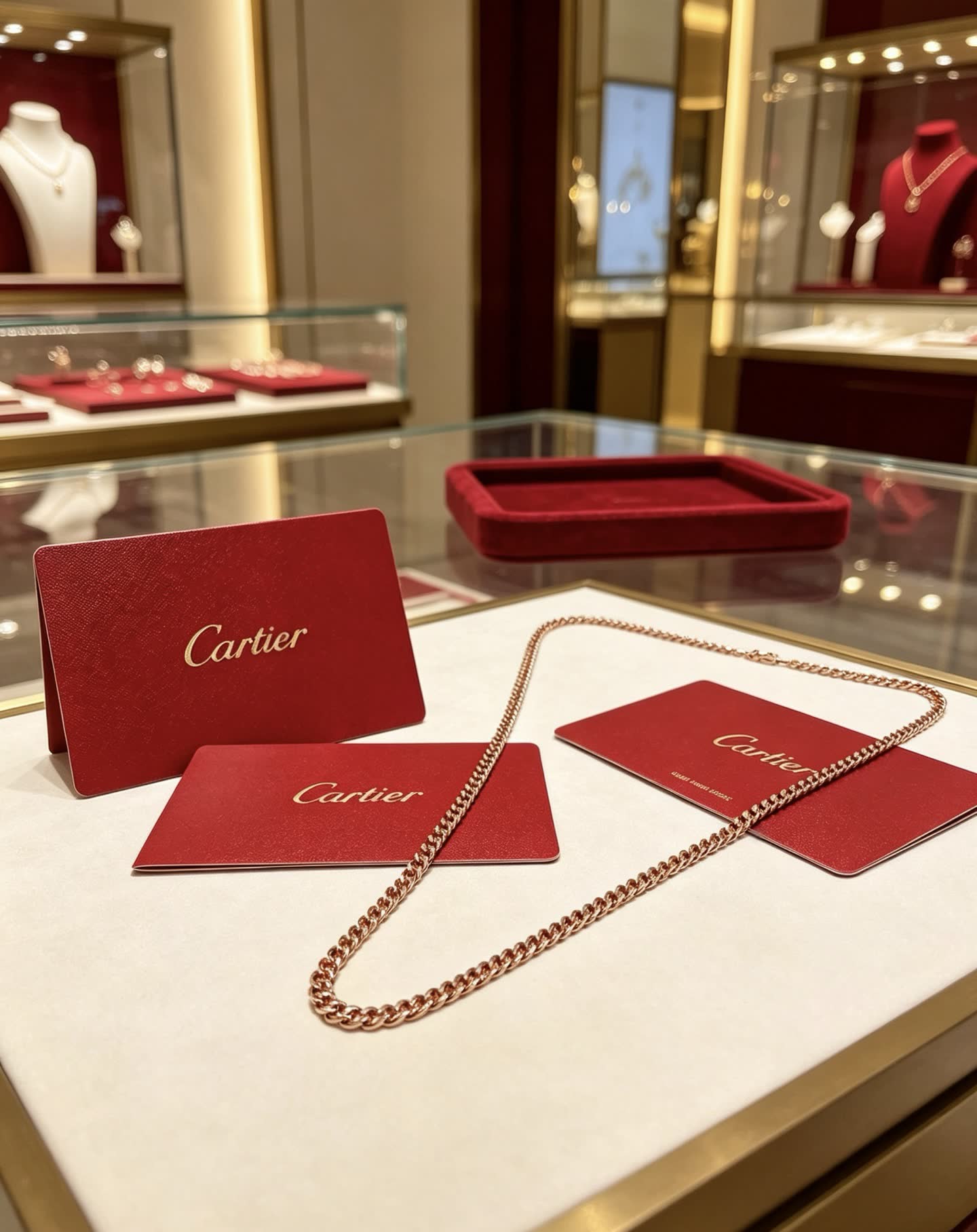 Cartier Gold Chain Necklace Cartier Gold Chain Necklace
