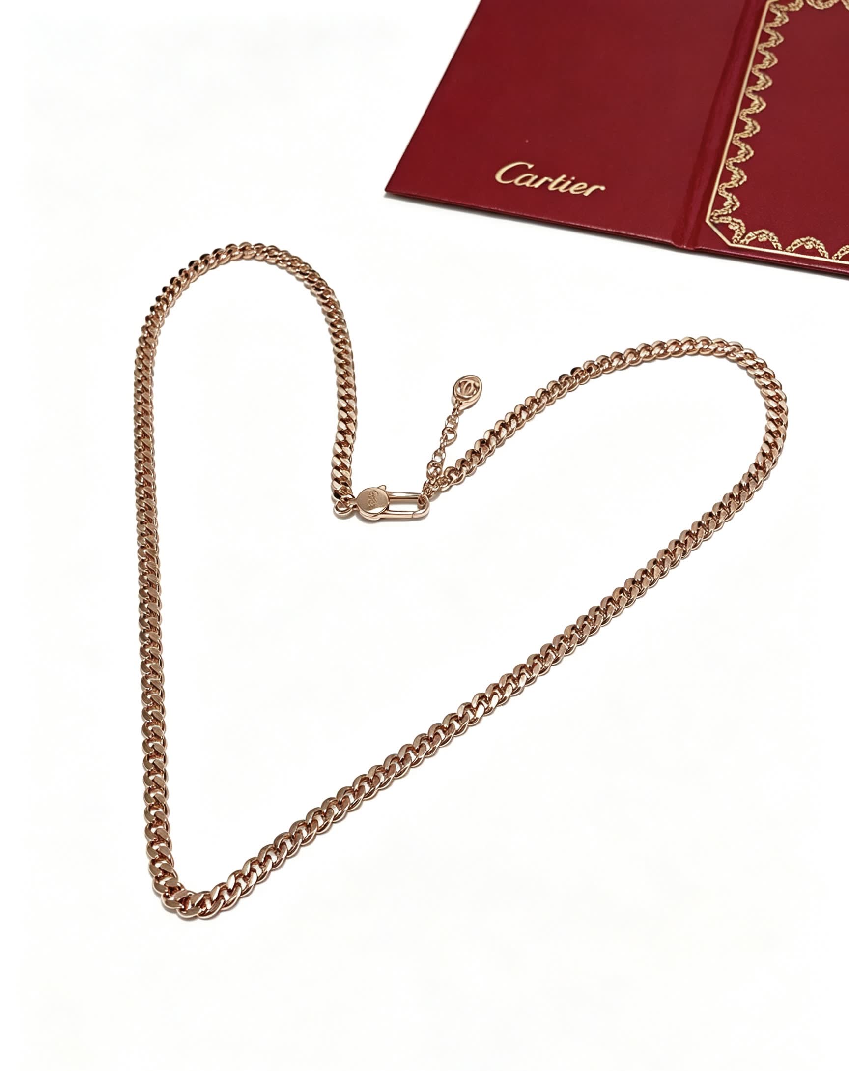 Cartier Gold Chain Necklace