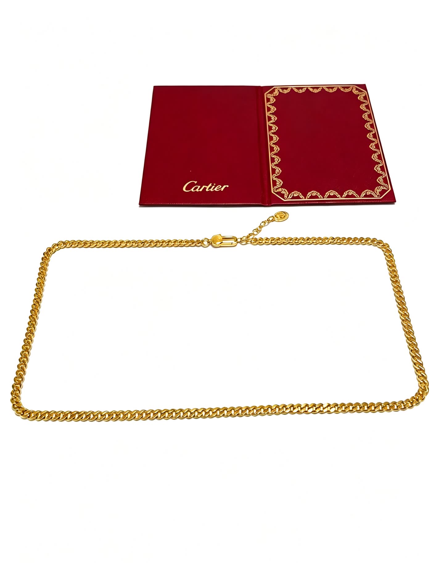 Cartier Gold Chain Necklace