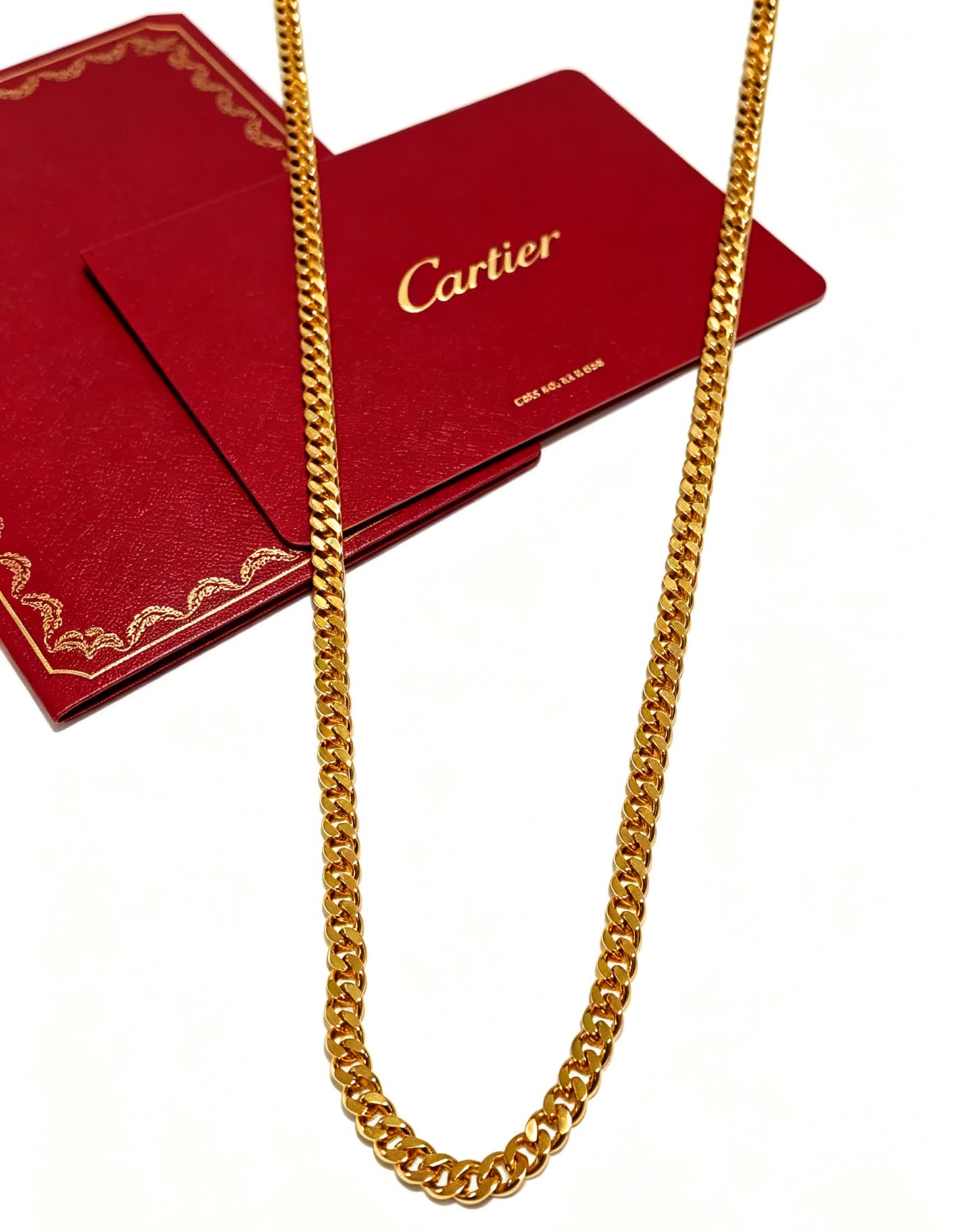 Cartier Gold Chain Necklace