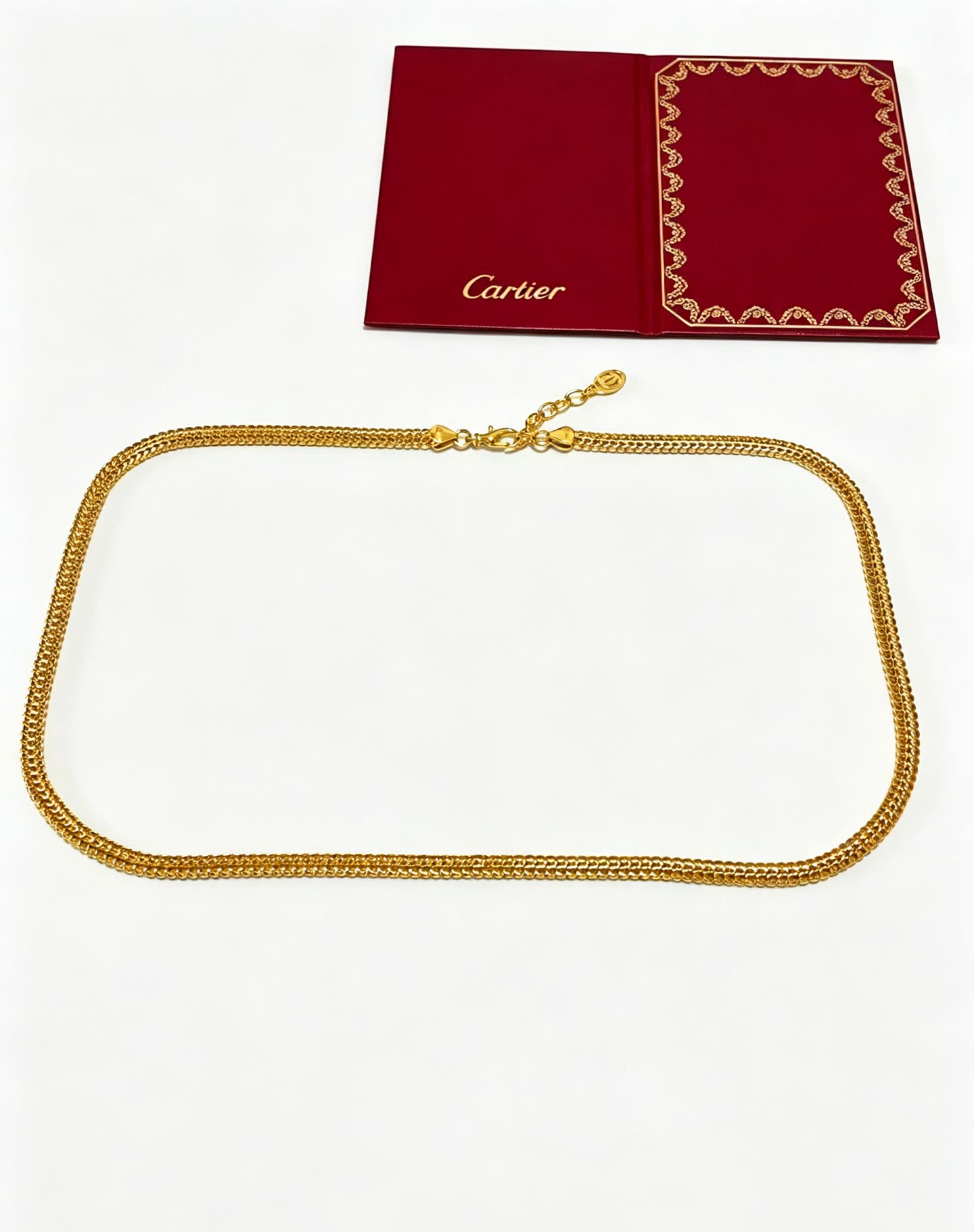 Cartier Gold Chain Necklace