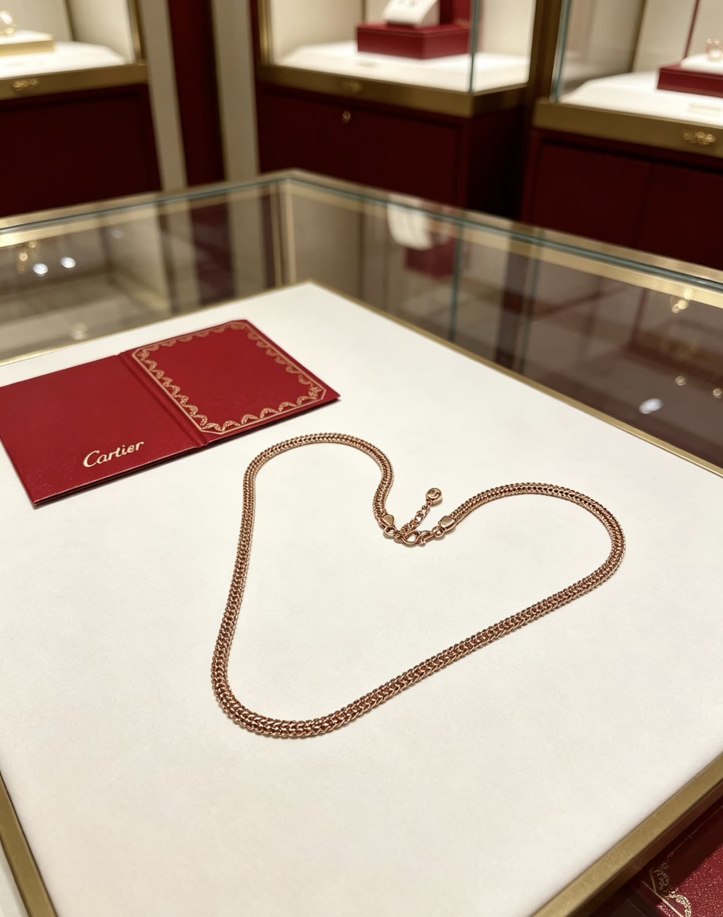 Cartier Gold Chain Necklace
