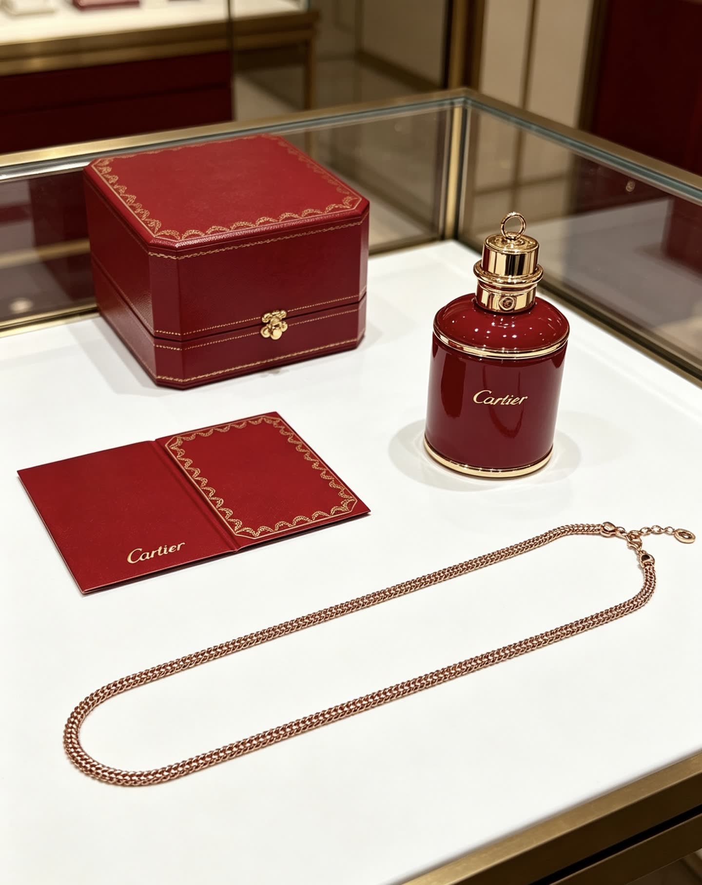 Cartier Gold Chain Necklace