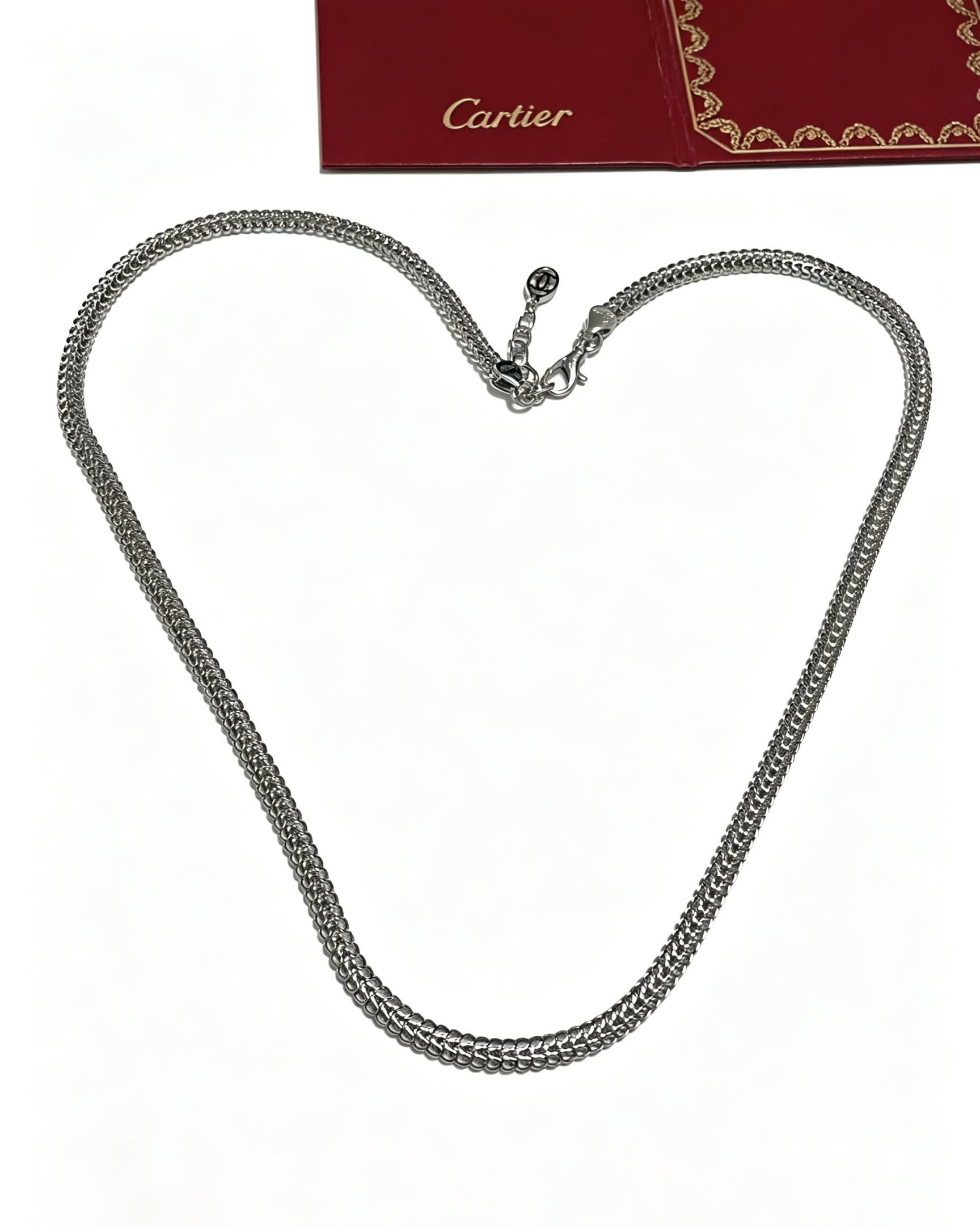 Cartier Silver Chain Necklace