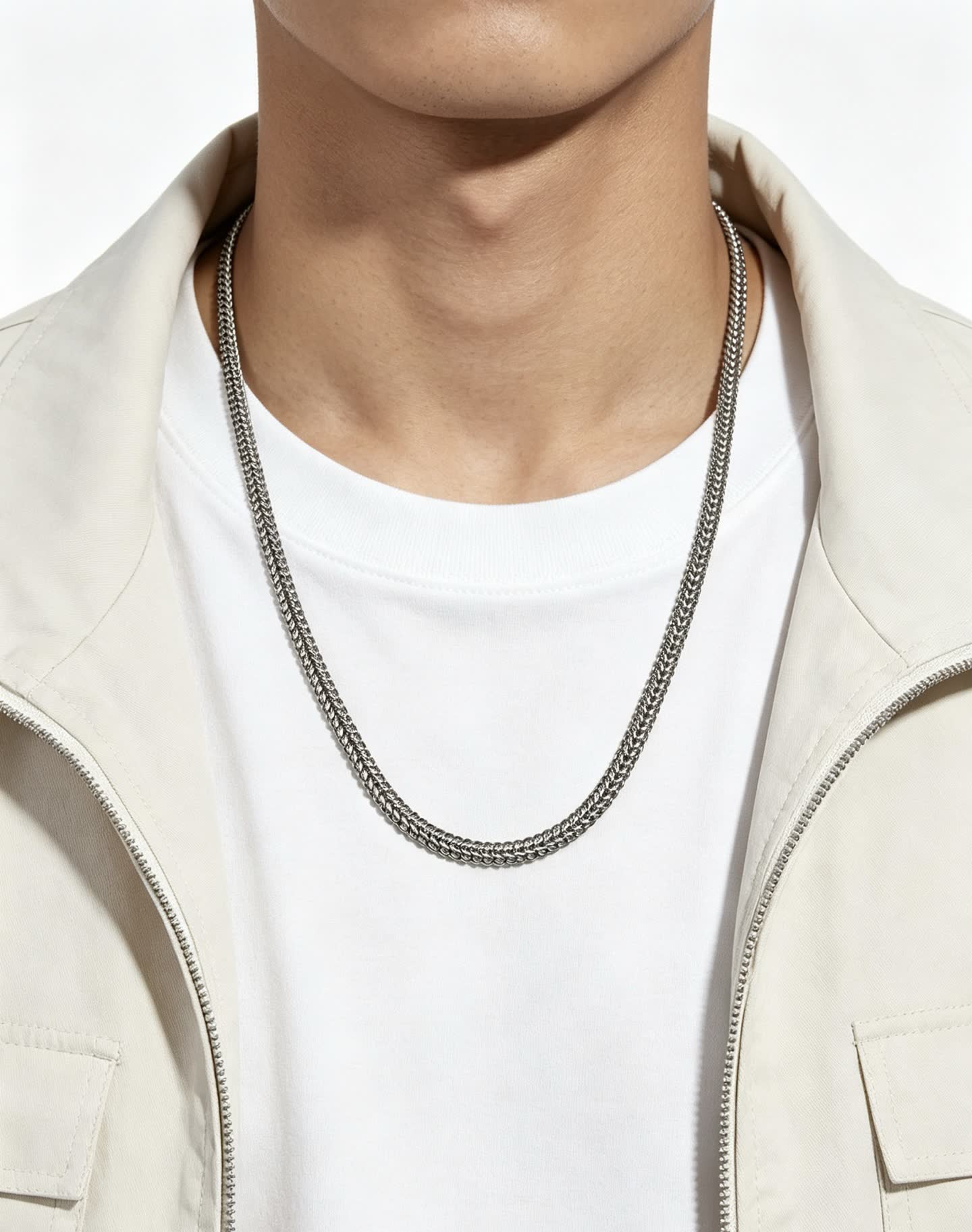 Cartier Silver Chain Necklace