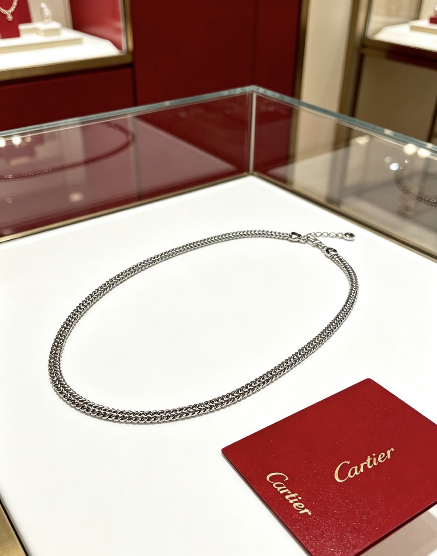 Cartier Silver Chain Necklace
