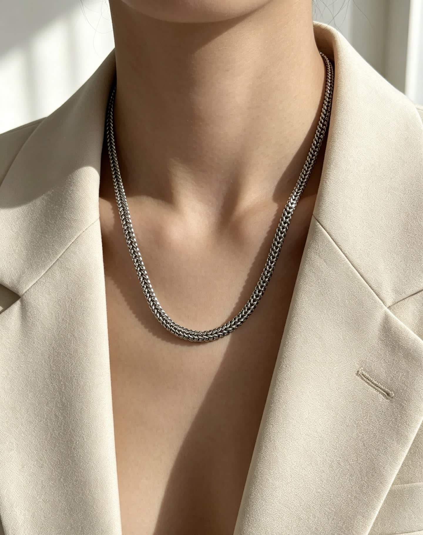 Cartier Silver Chain Necklace