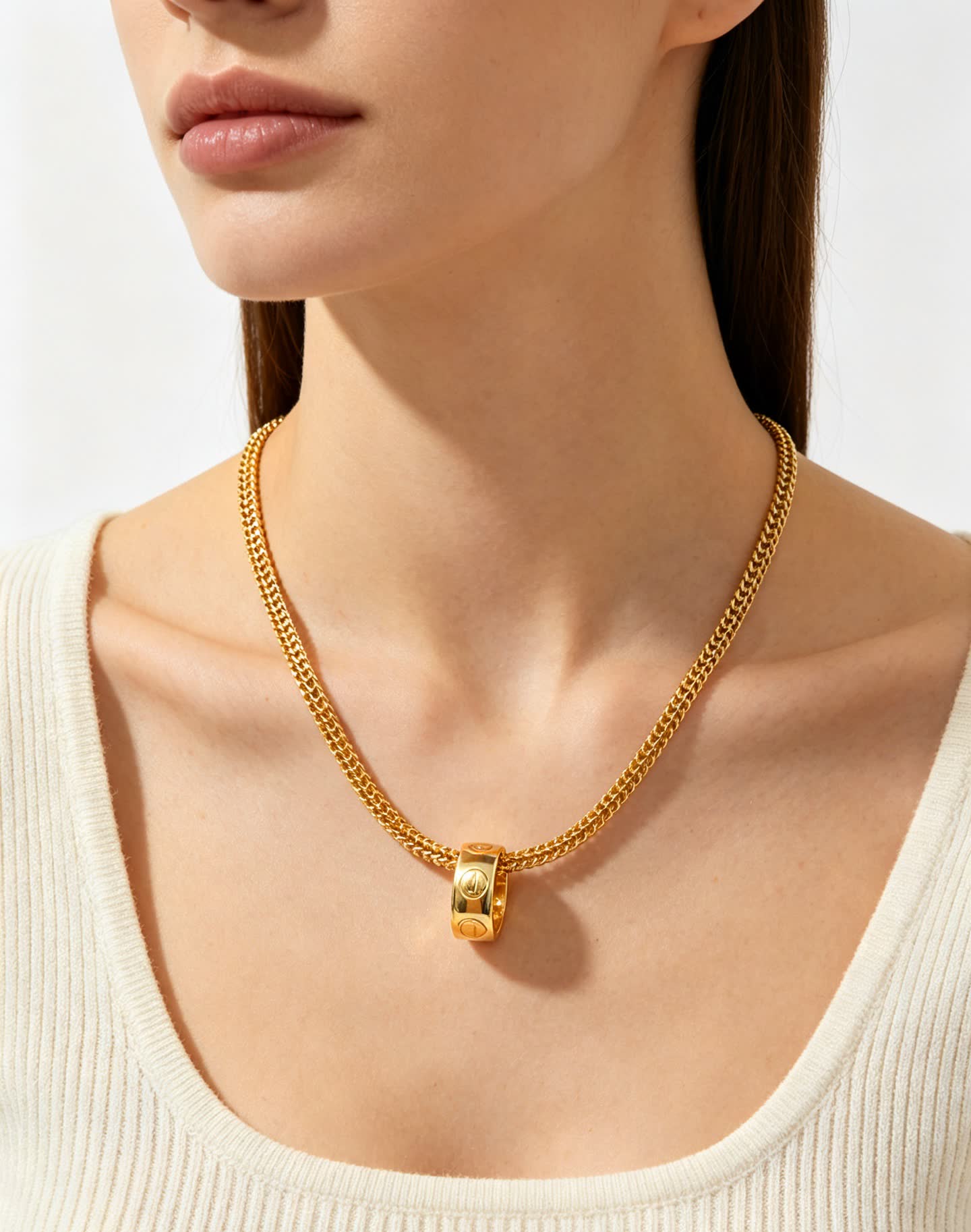 Cartier Gold Chain Necklace