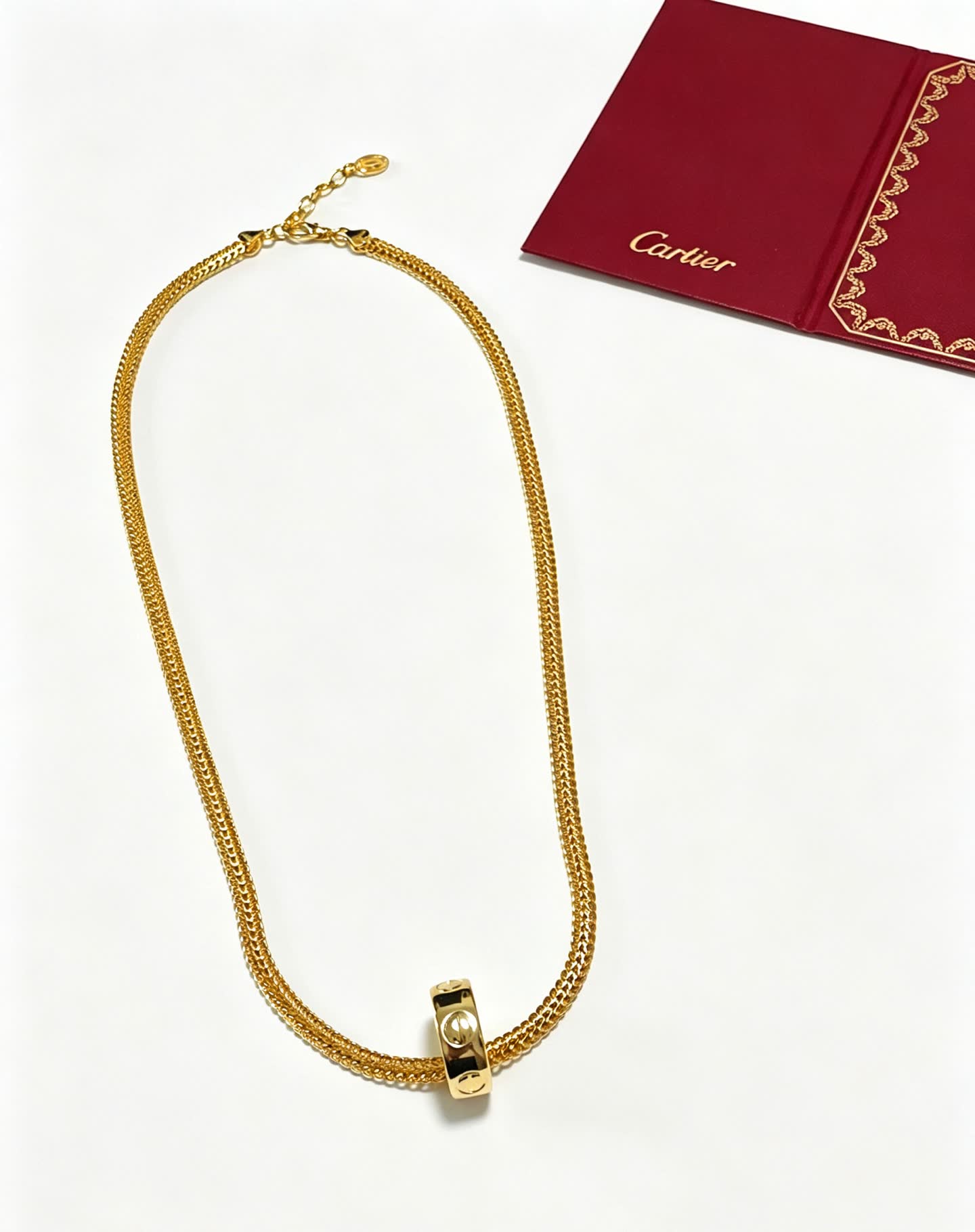 Cartier Gold Chain Necklace