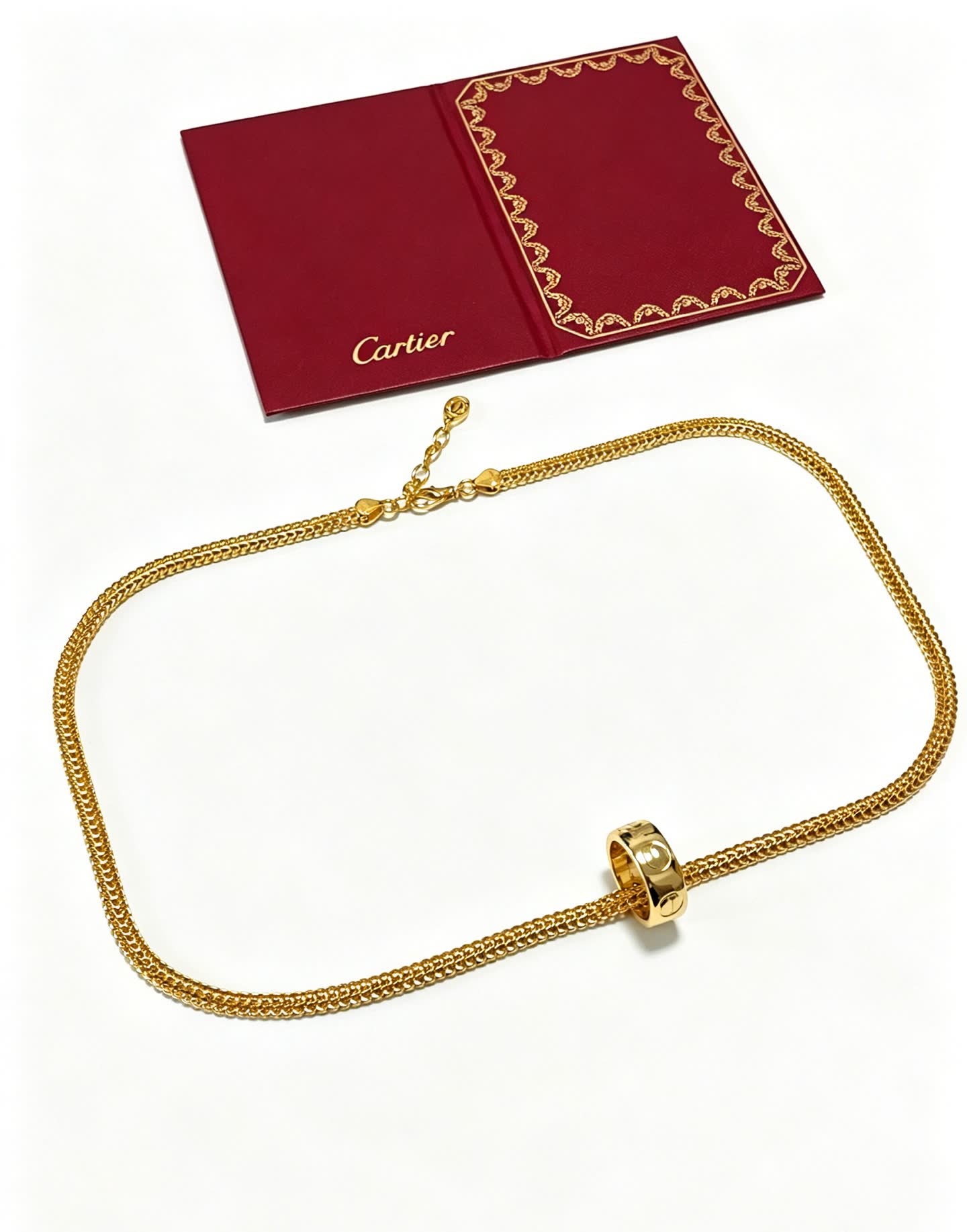 Cartier Gold Chain Necklace