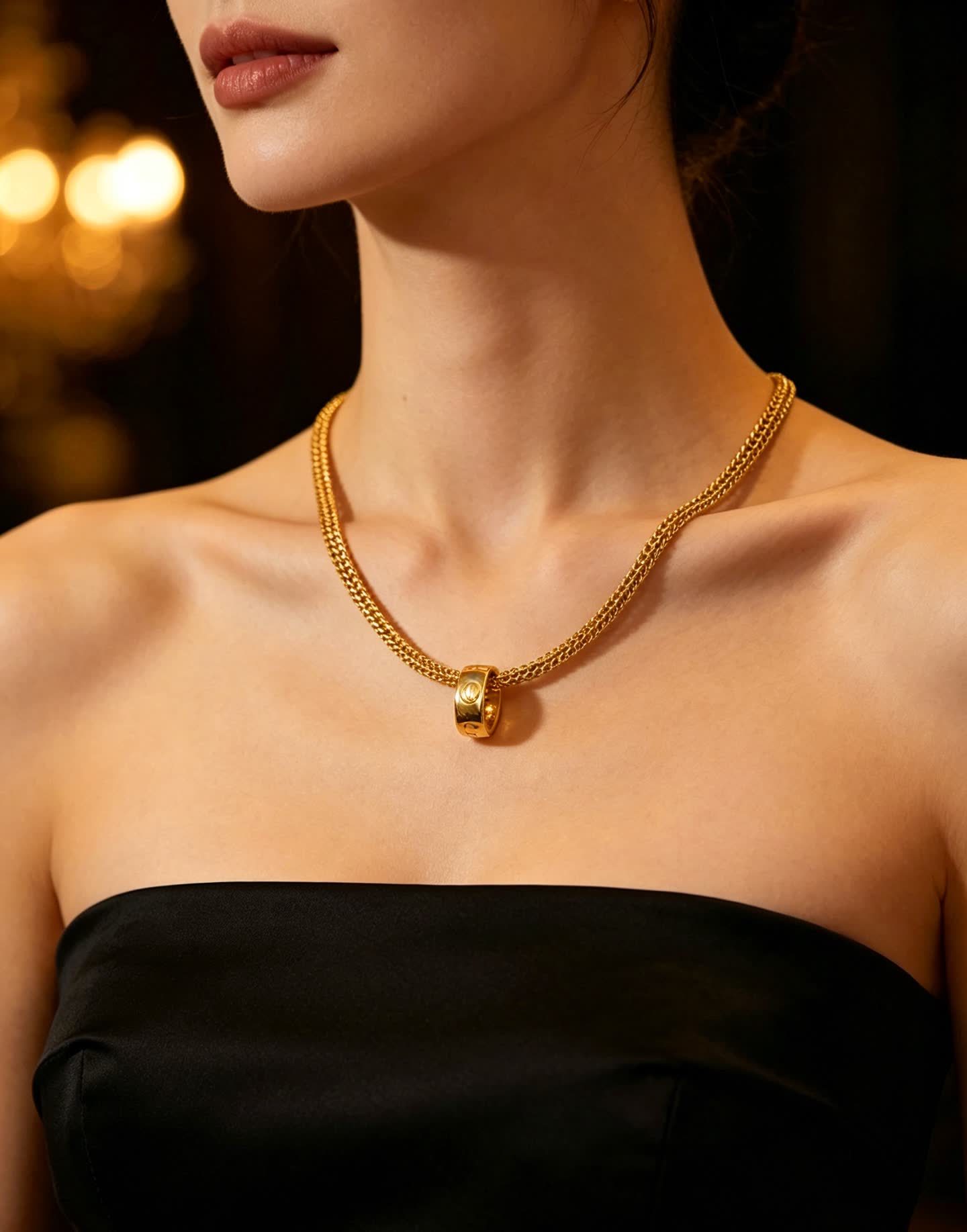 Cartier Gold Chain Necklace