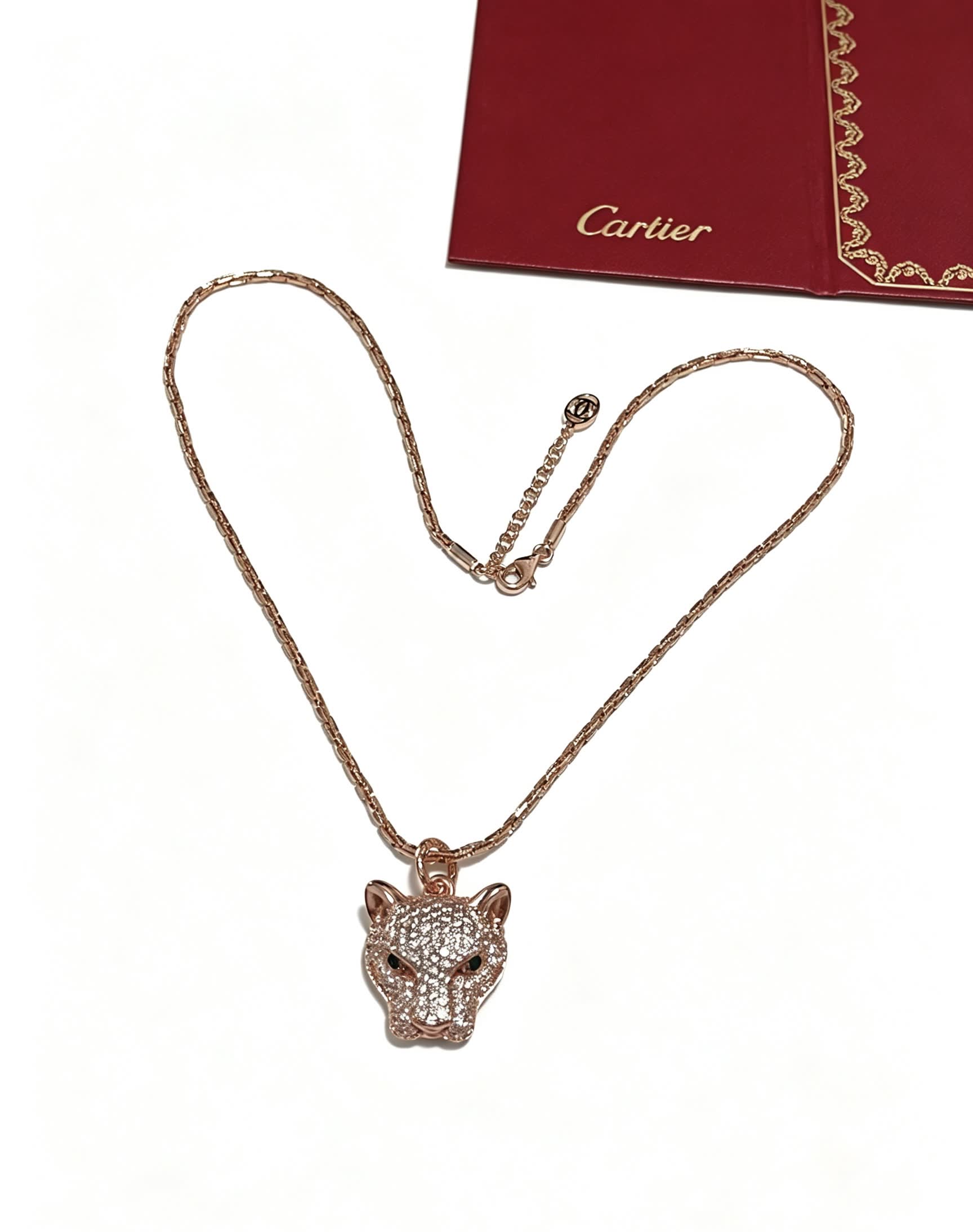 Cartier Panthere de Cartier Diamond Pendant Necklace