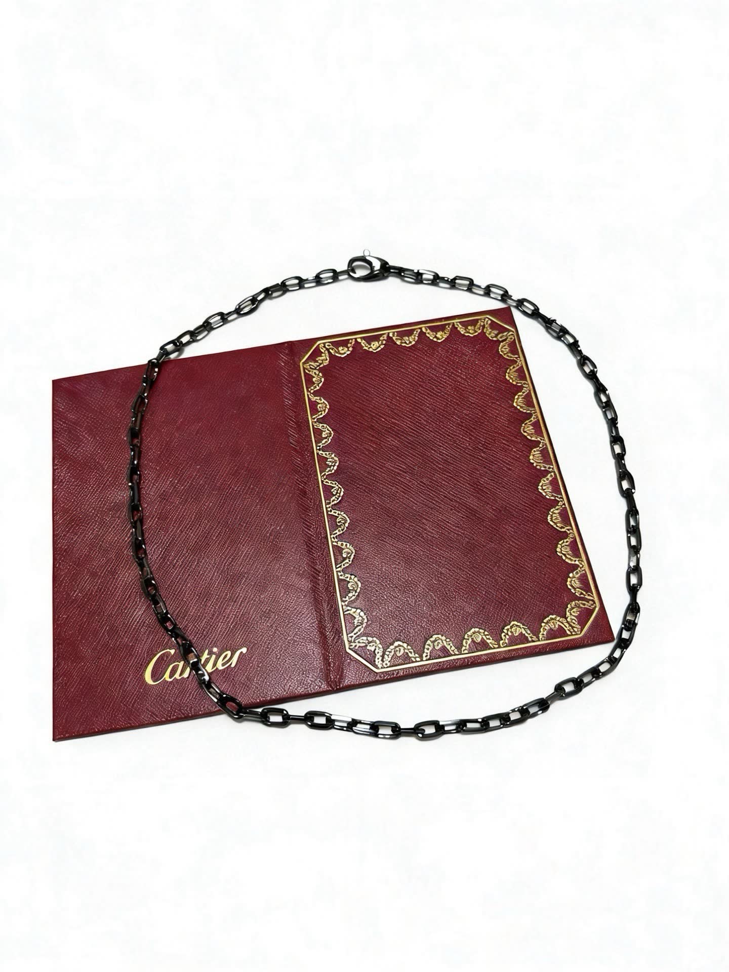 Cartier Black Steel Necklace Cartier Black Steel Necklace