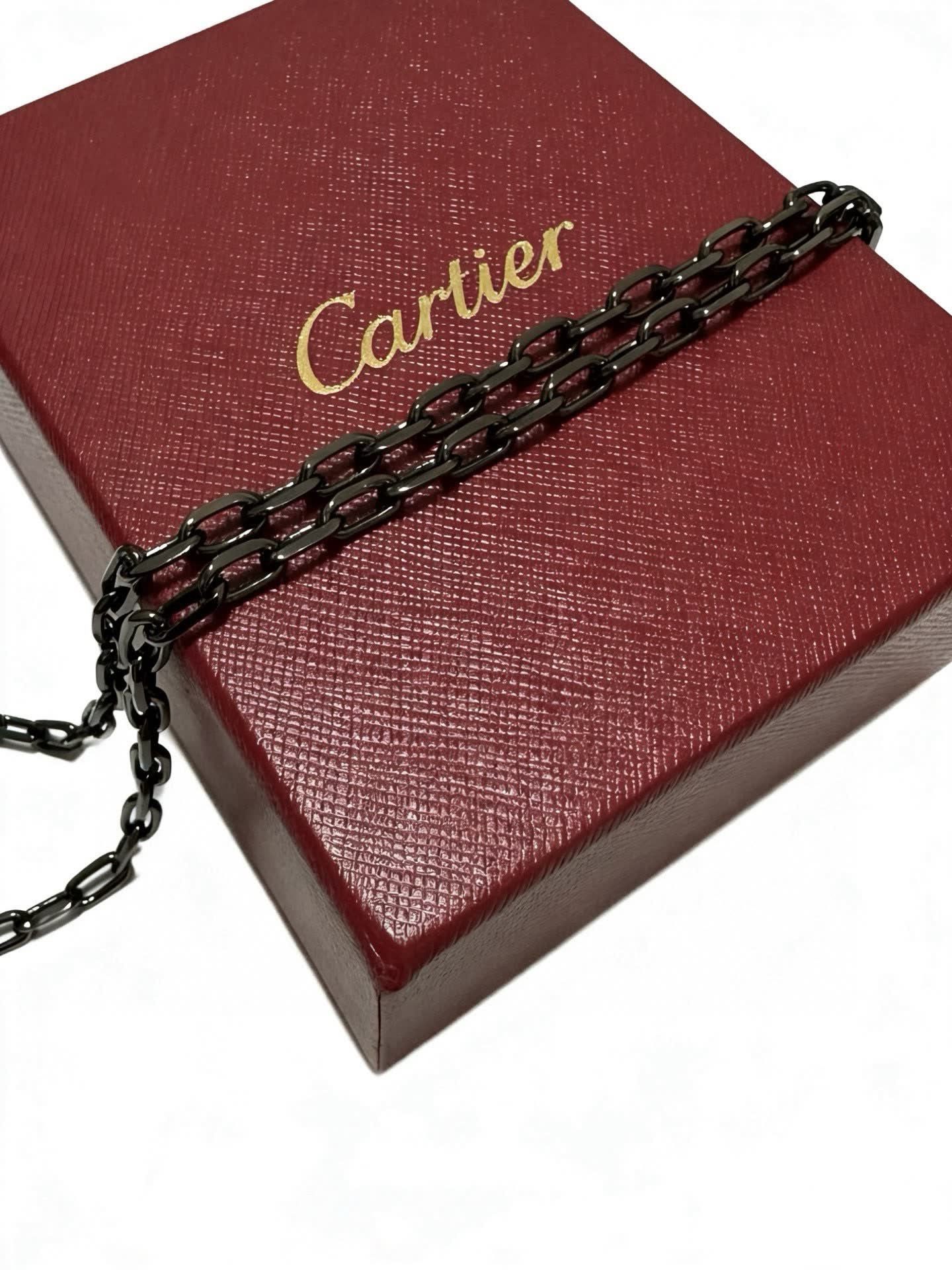 Cartier Black Steel Necklace