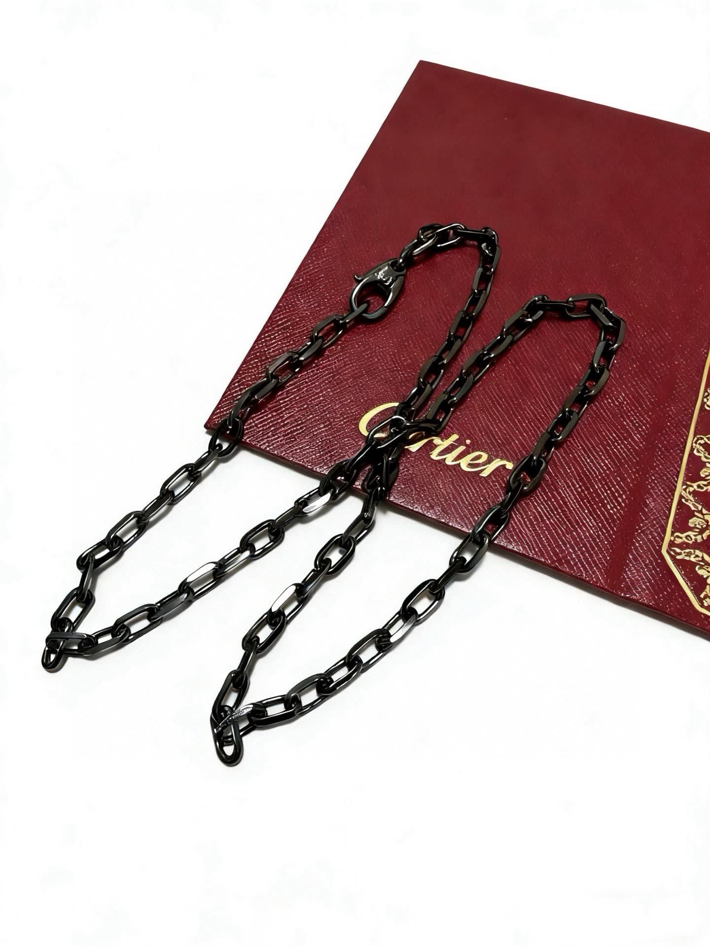 Cartier Black Steel Necklace