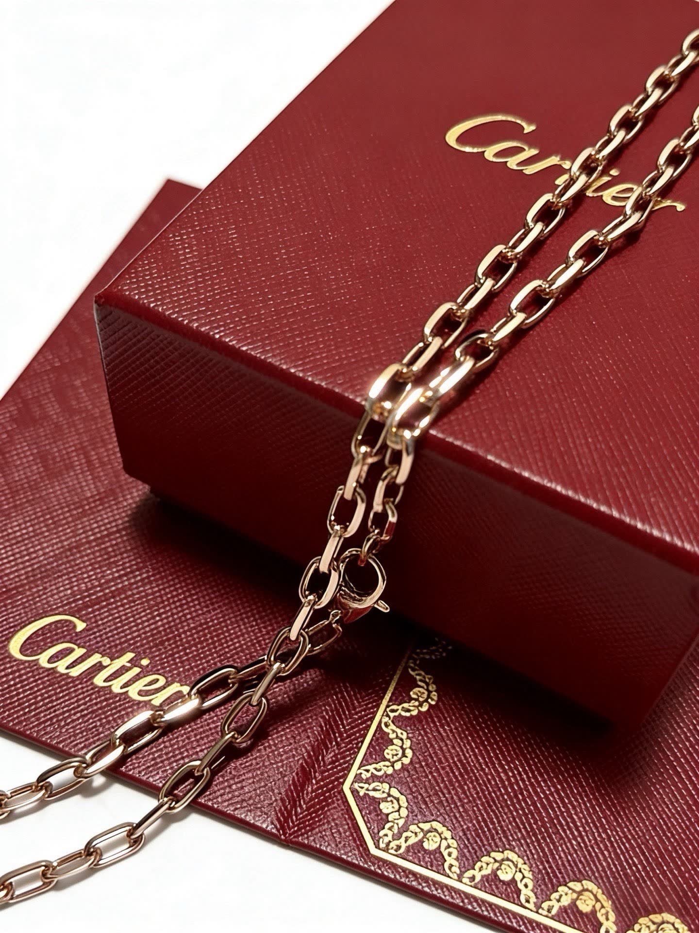 Cartier Gold Chain Necklace