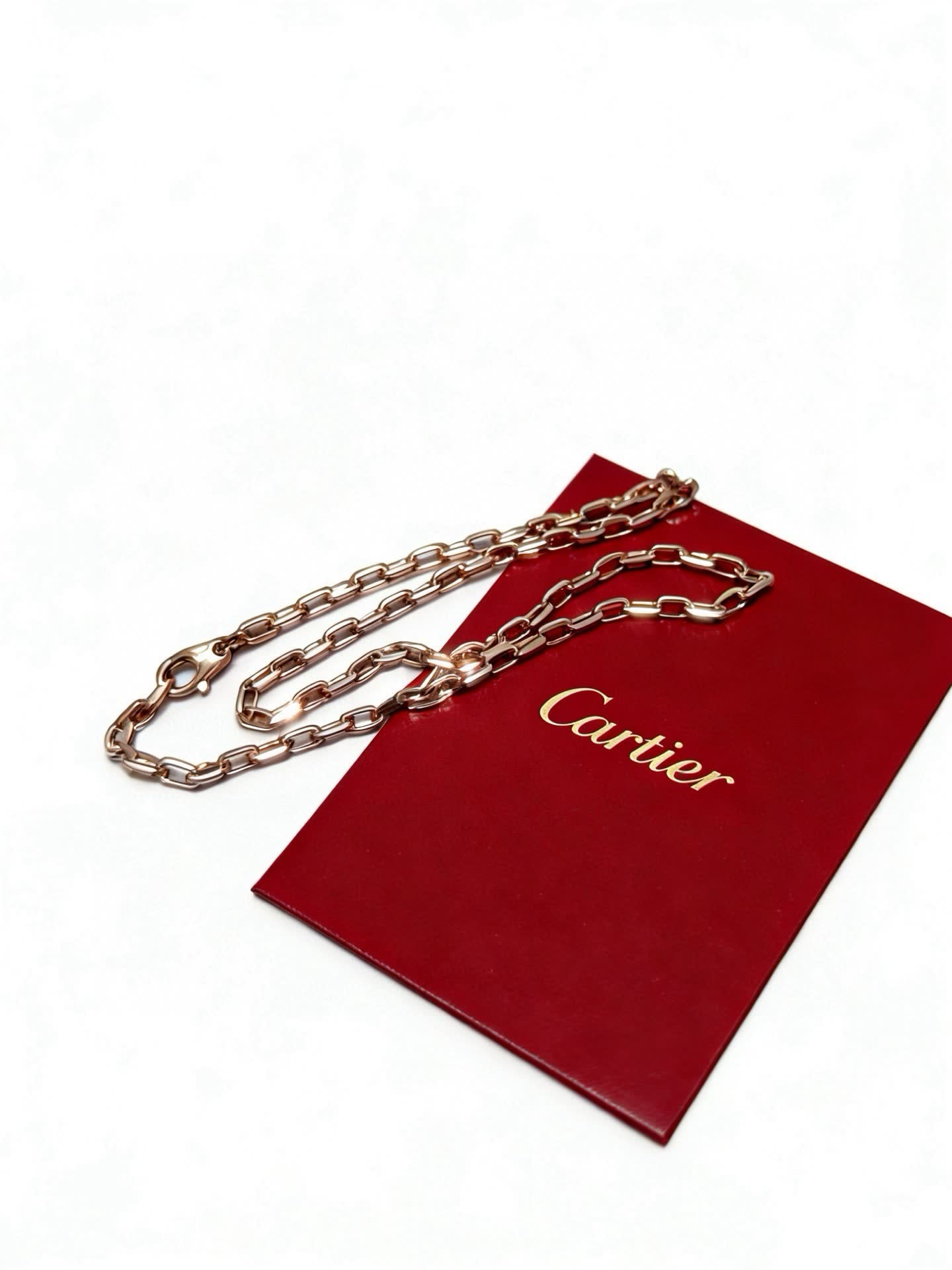 Cartier Gold Chain Necklace