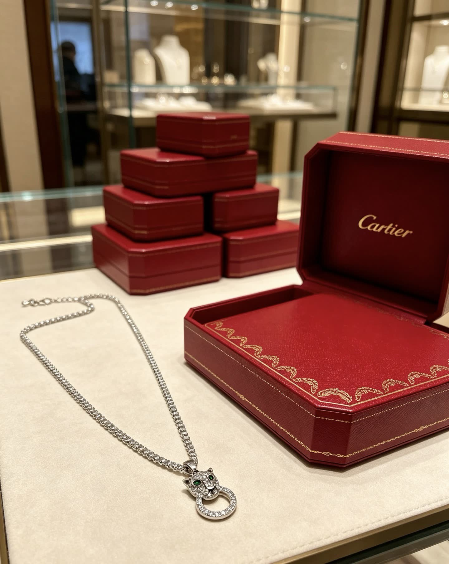 Cartier Panthere de Cartier Diamond Necklace