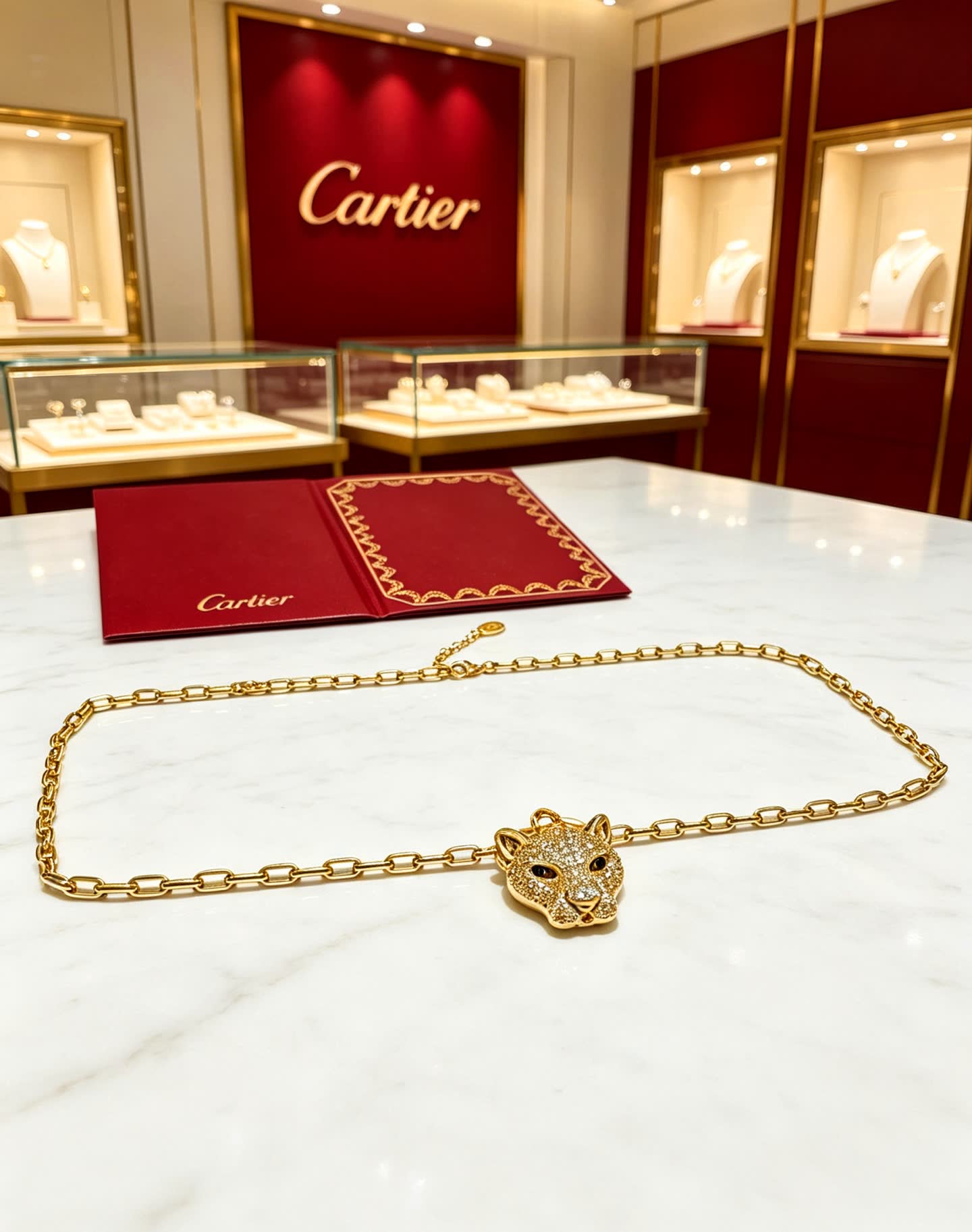 Cartier Panthere de Cartier Gold Necklace
