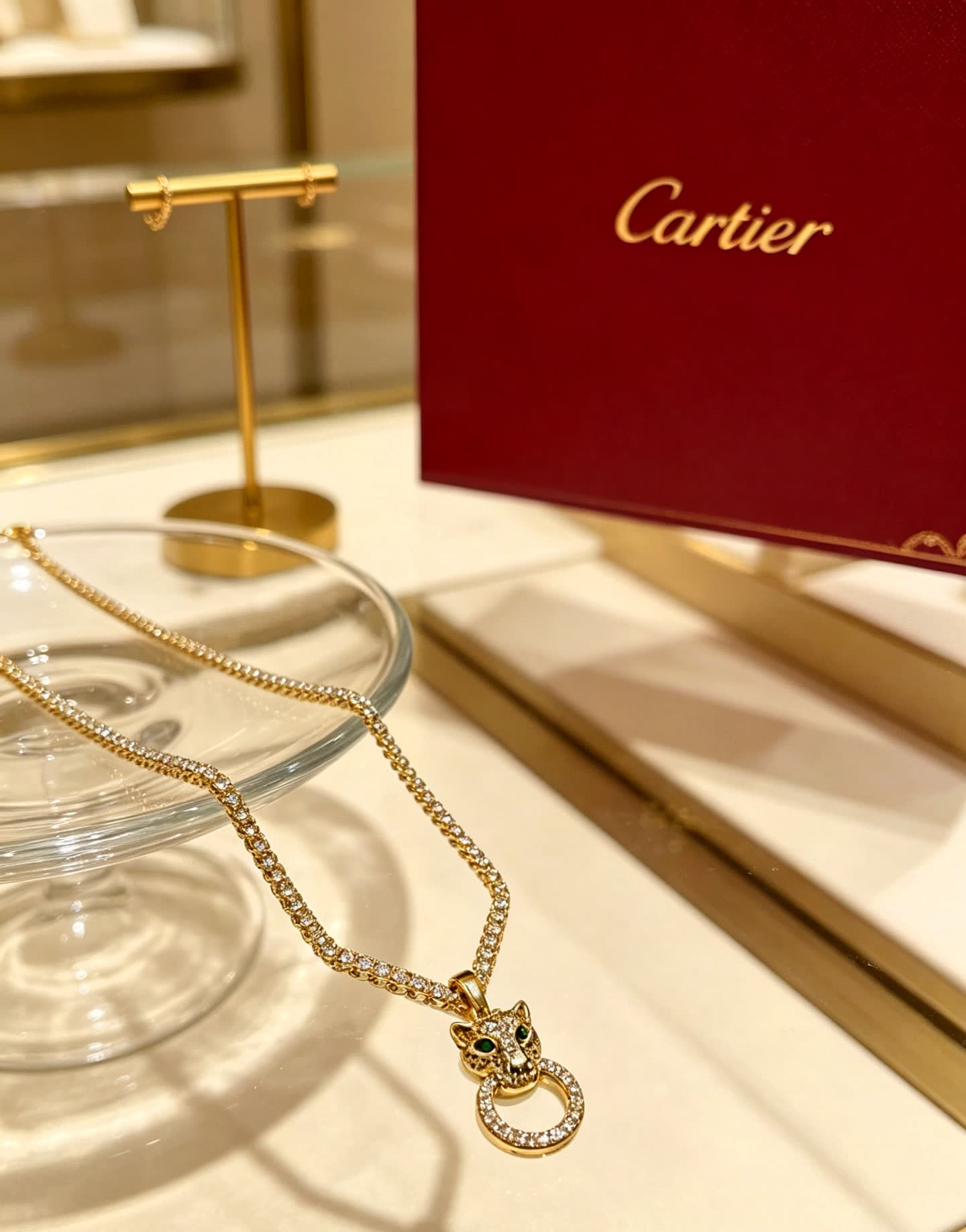 Cartier Panthere de Cartier Gold and Diamond Necklace