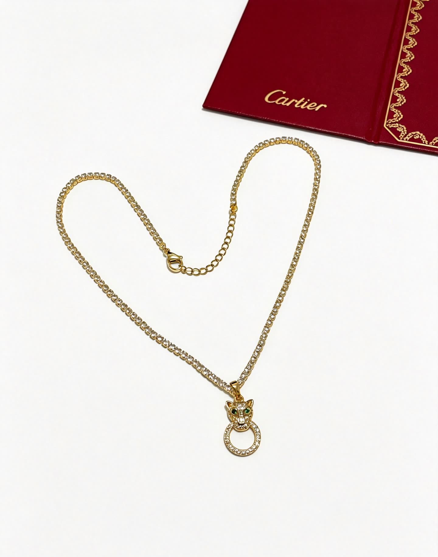 Cartier Panthere de Cartier Gold and Diamond Necklace