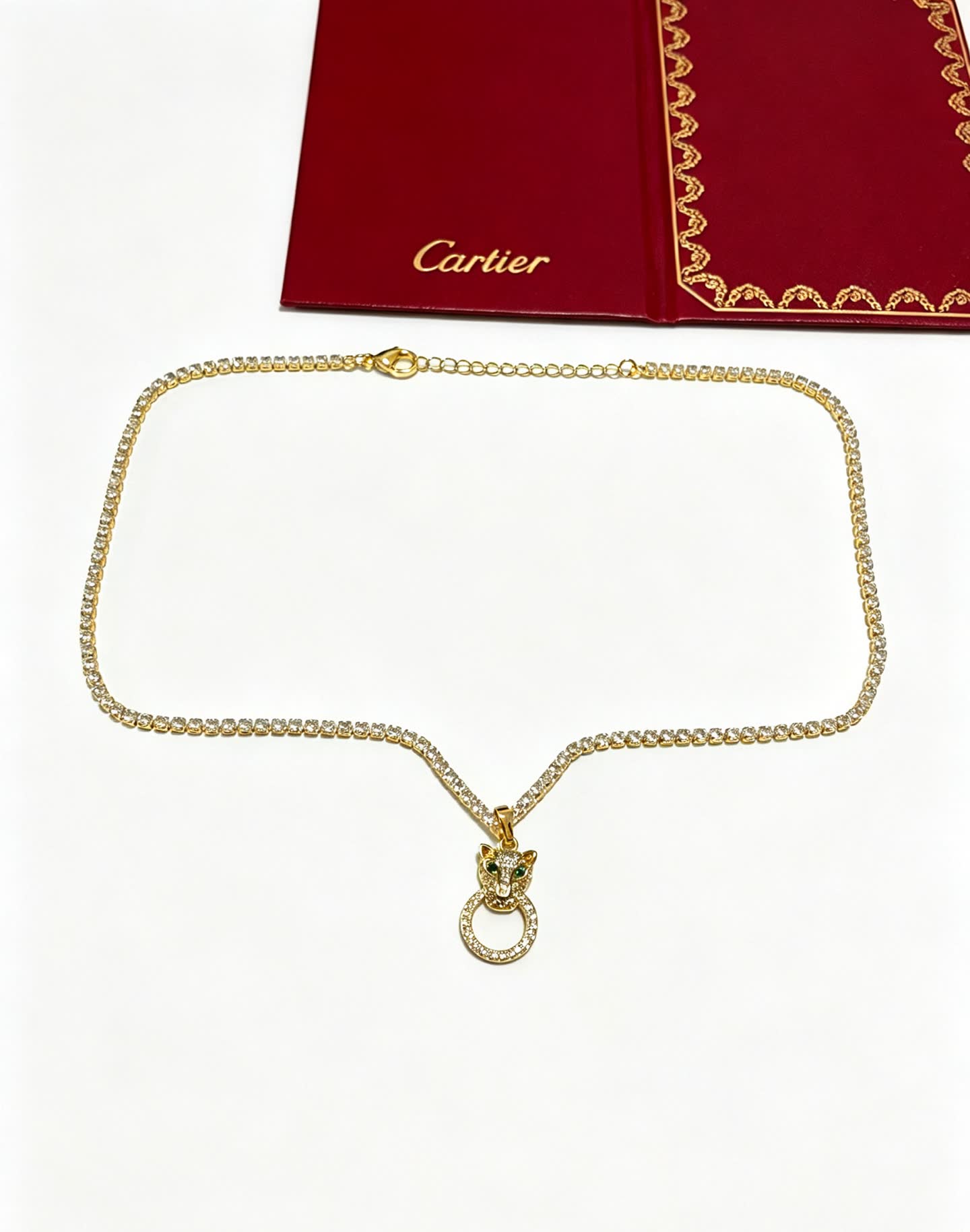 Cartier Panthere de Cartier Gold and Diamond Necklace