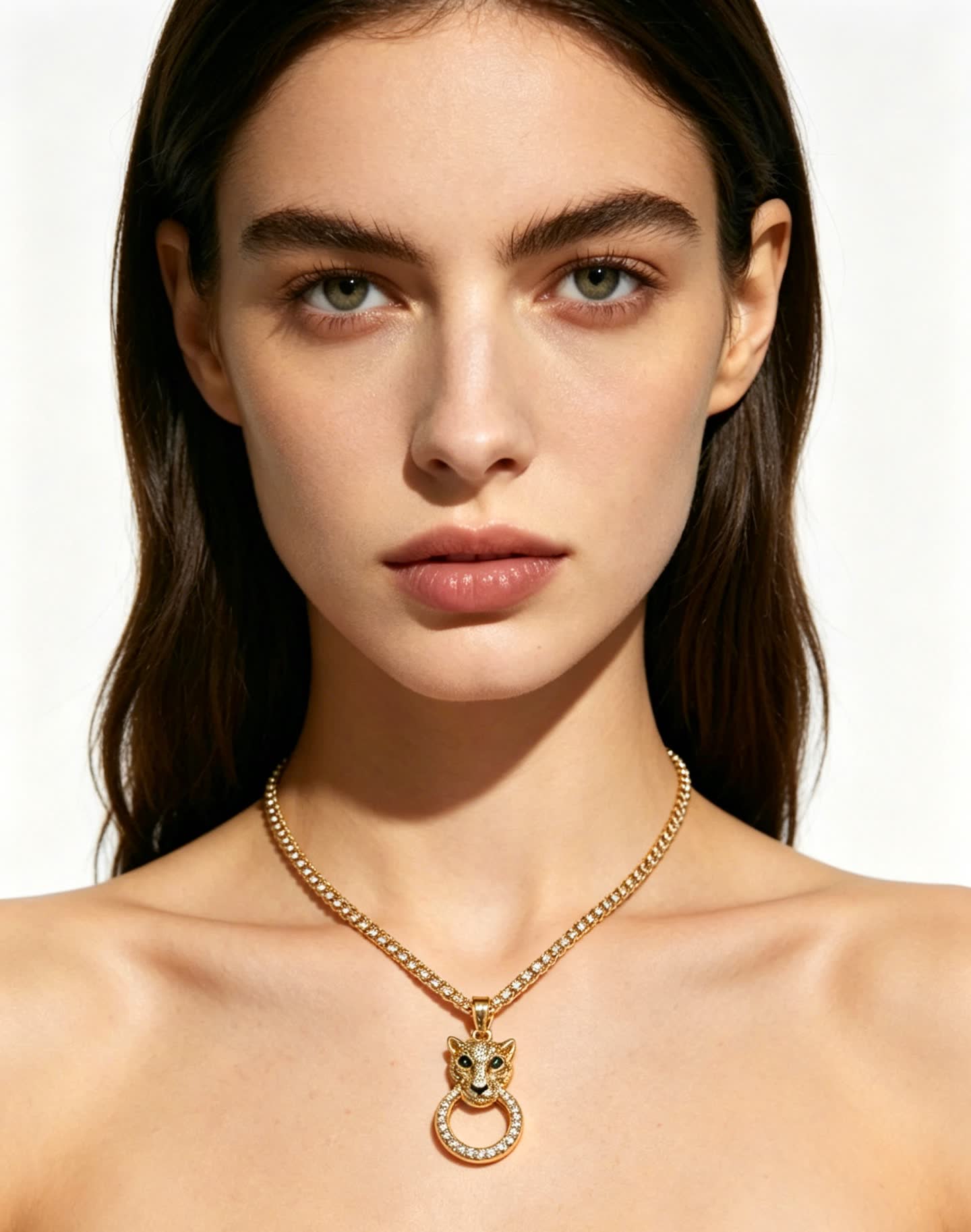 Cartier Panthere de Cartier Gold and Diamond Necklace