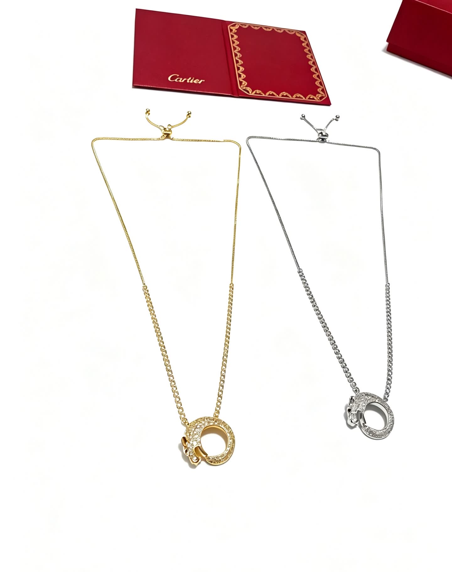 Cartier Diamond Panthere Necklace