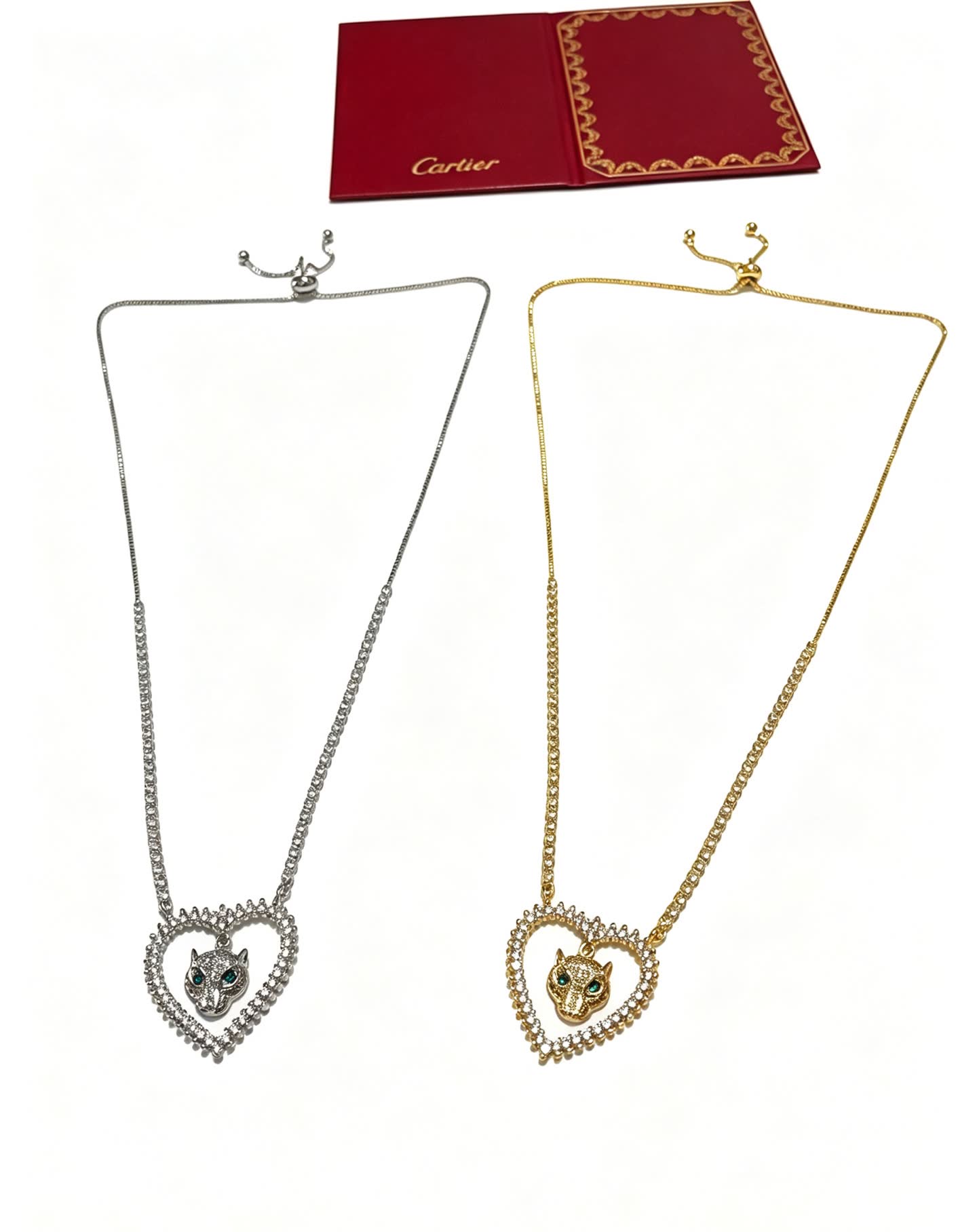 Cartier Panthere de Cartier Heart-Shaped Necklace