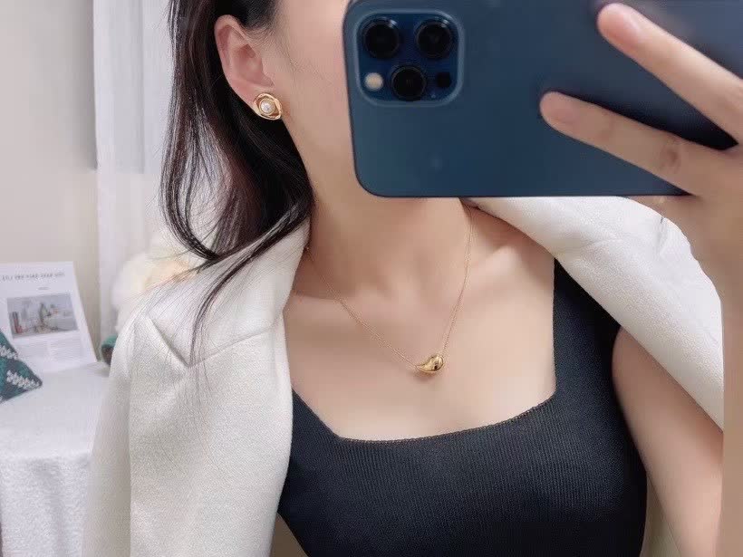 Celine Gold Heart Pendant Necklace