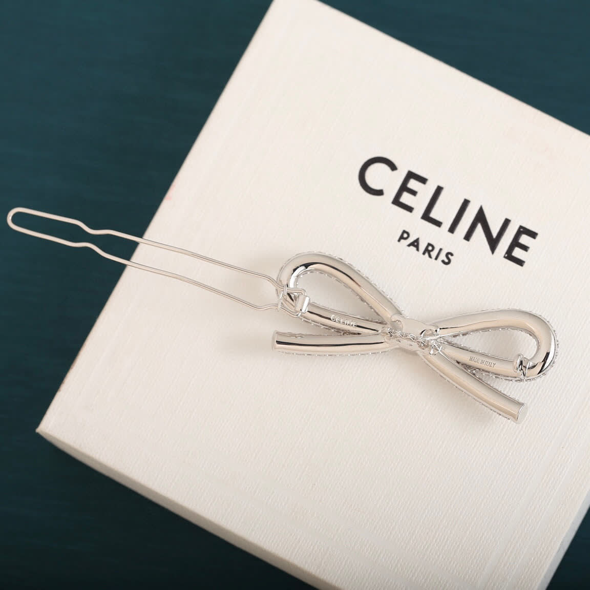 Celine Silver Pearl Necklace