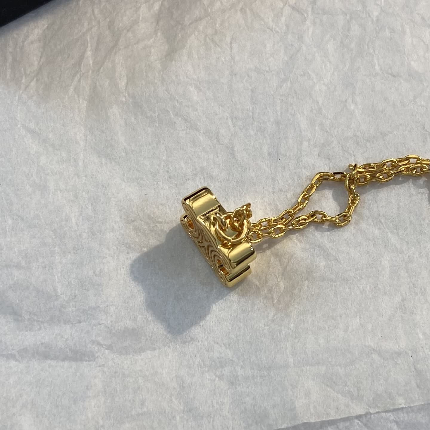 Chanel Gold 'CC' Logo Necklace