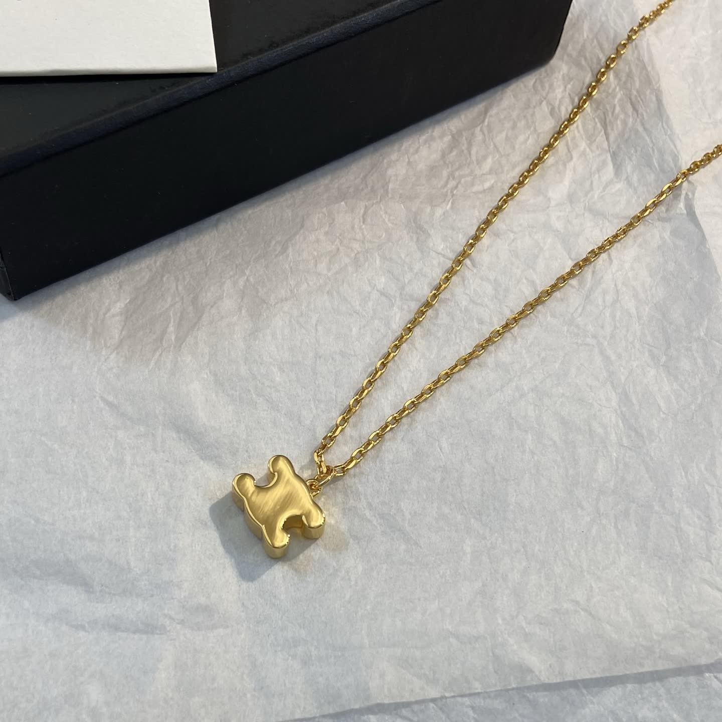 Chanel Gold 'CC' Logo Necklace