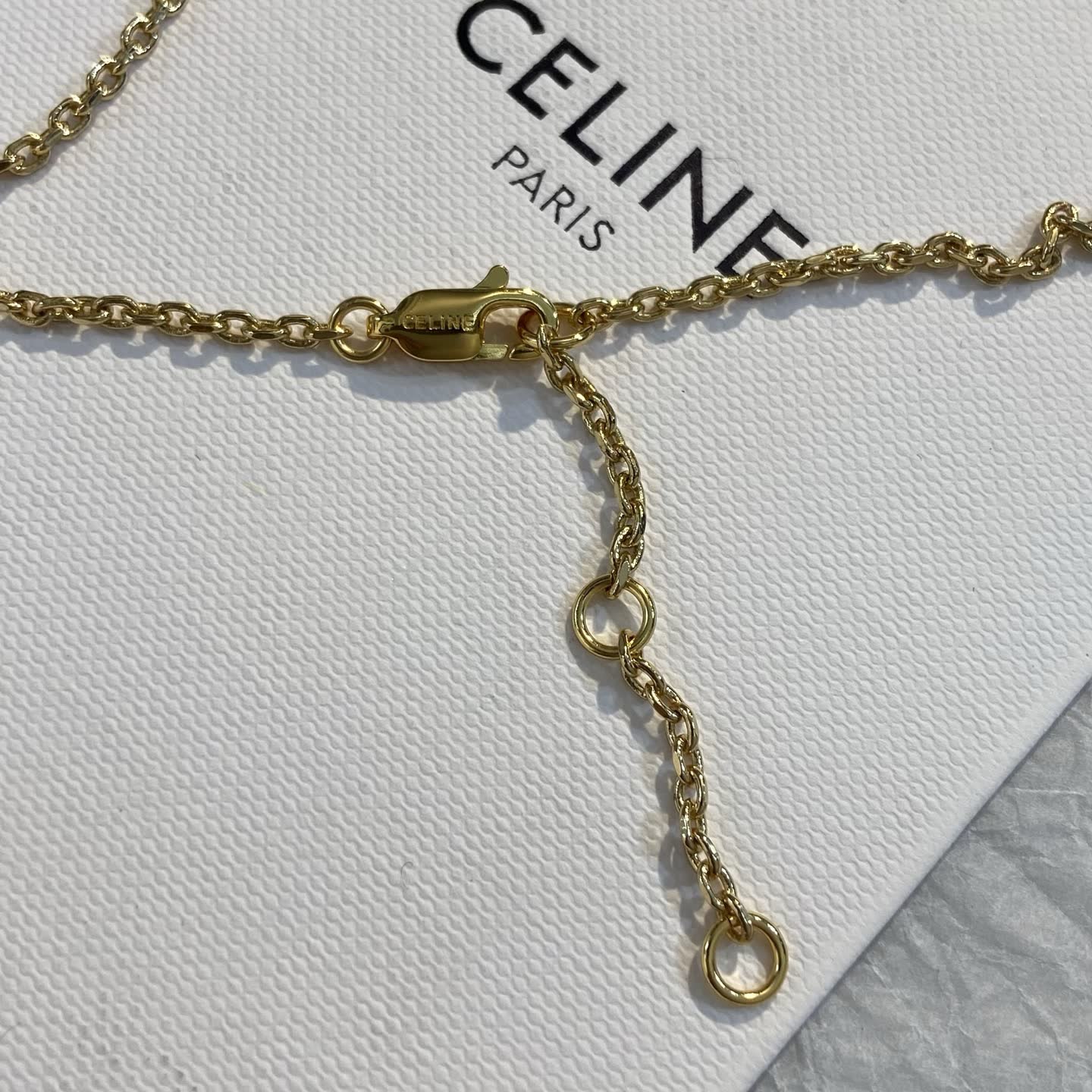 Celine Paris Logo Necklace