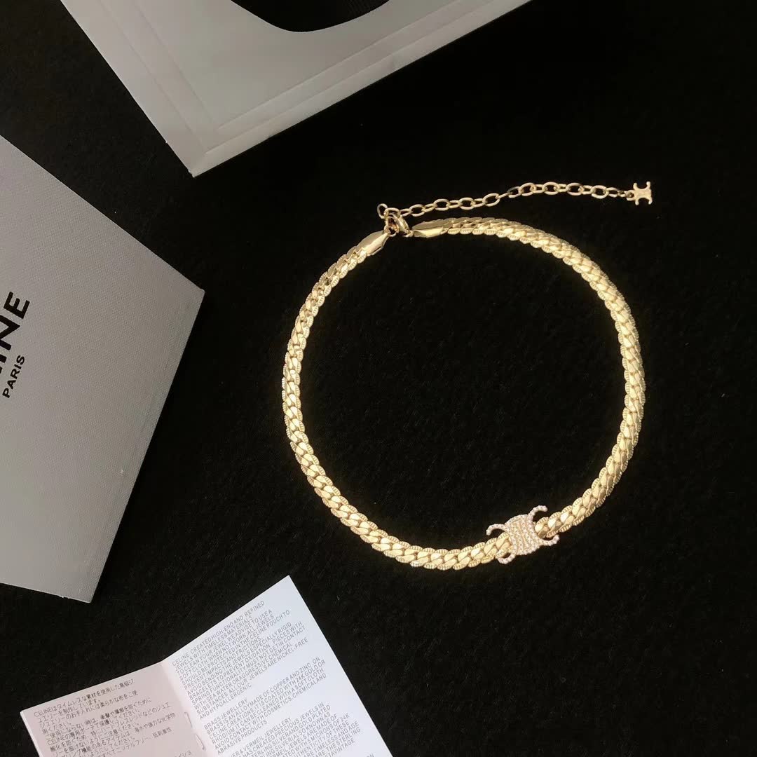 Chanel Silver Chain Necklace